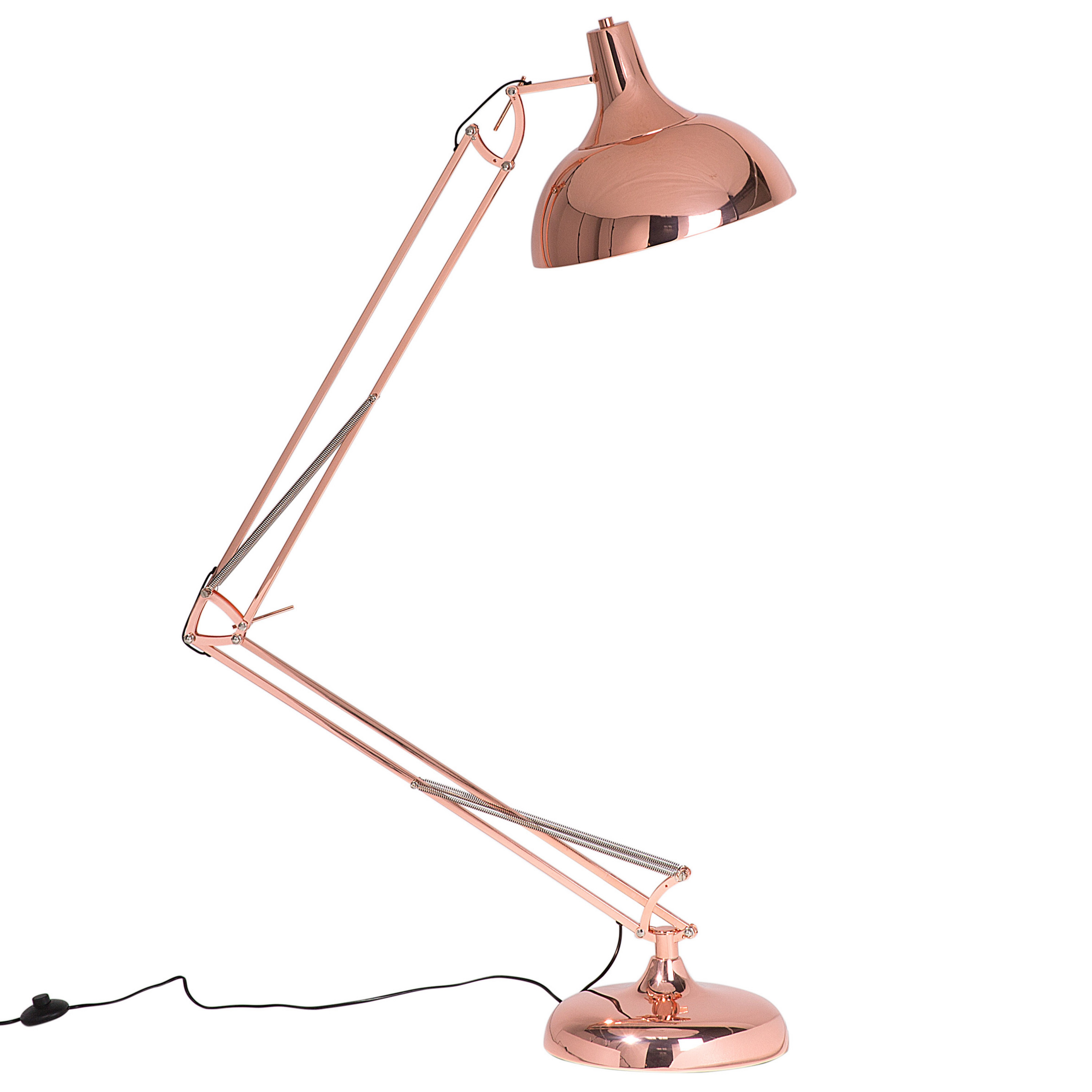 Staande lamp koper PARANA