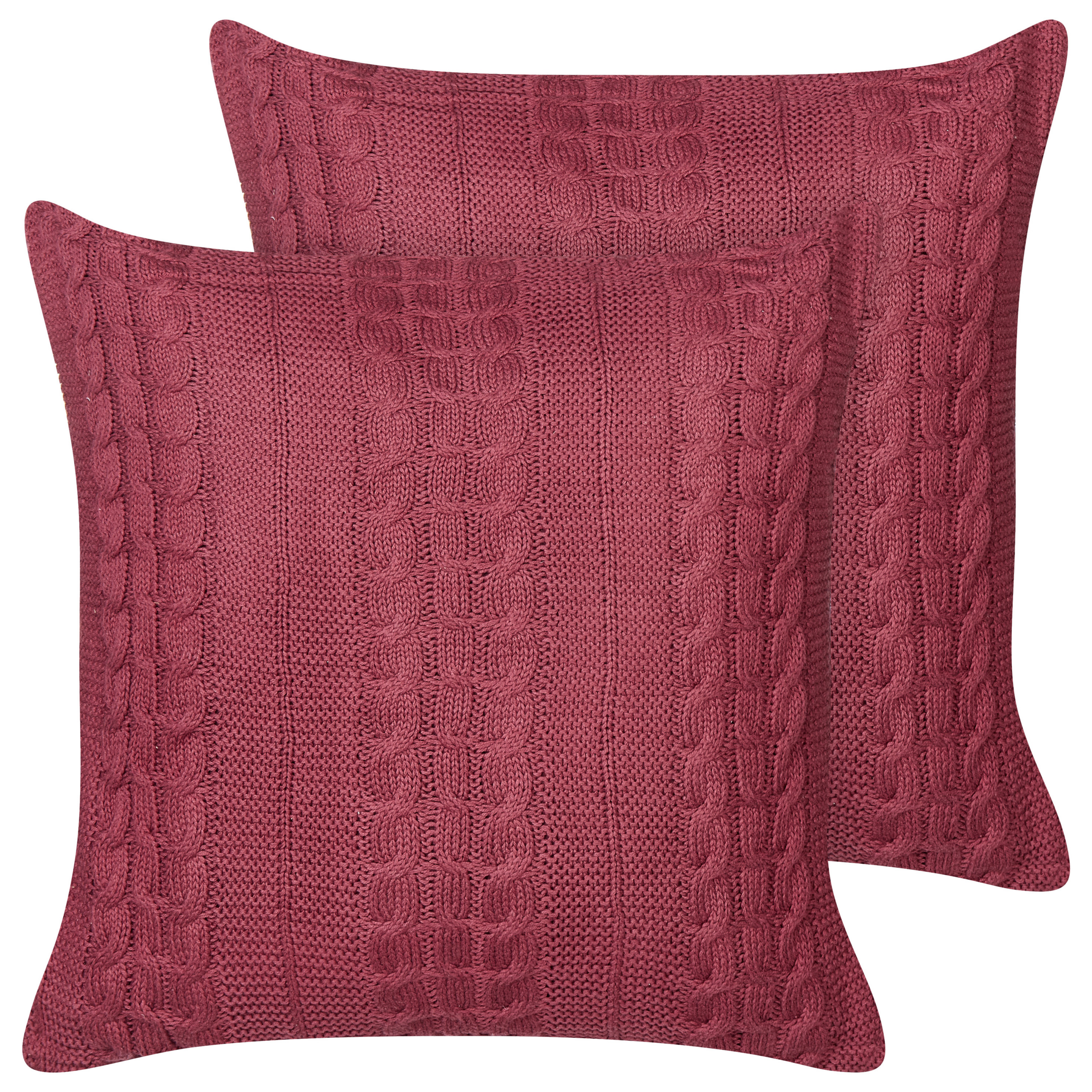 Set van 2 kussens Katoen Bordeaux CADETIA 45 x 45 cm