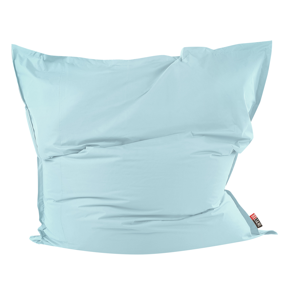 Image of Pour Poltrona sacco extra large Pour Poltrona sacco gigante con zip a sdraio azzurro