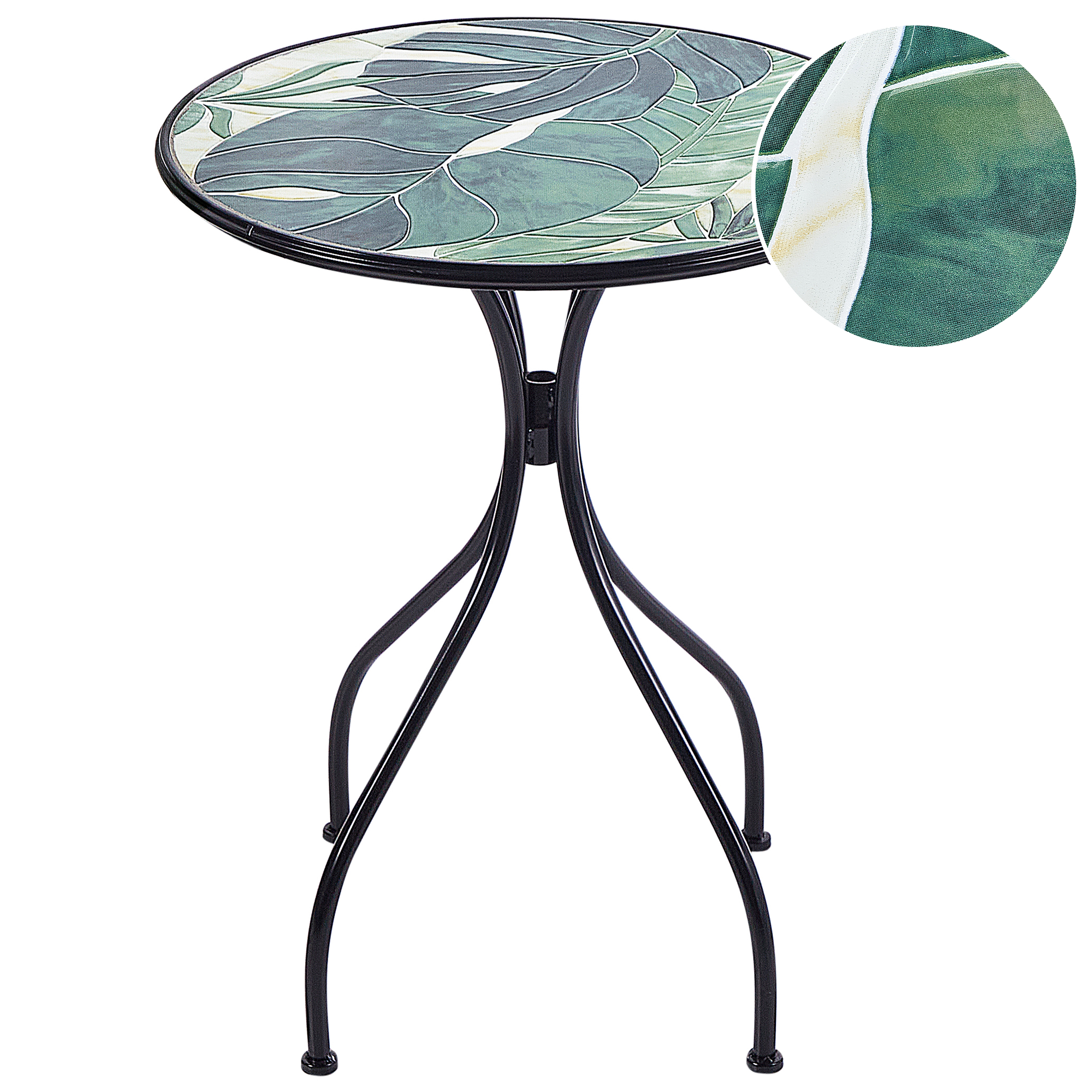 Tuintafel Keramiek Zwart COZZANA