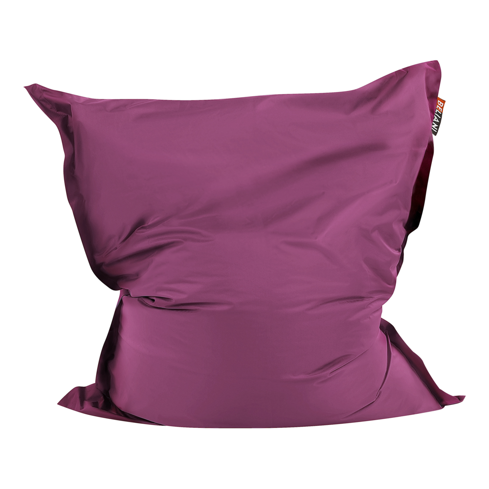 Image of Pouf seduta poltrona sacco Grande colore lilla con Zip 140 x 180 cm soggiorno cameretta