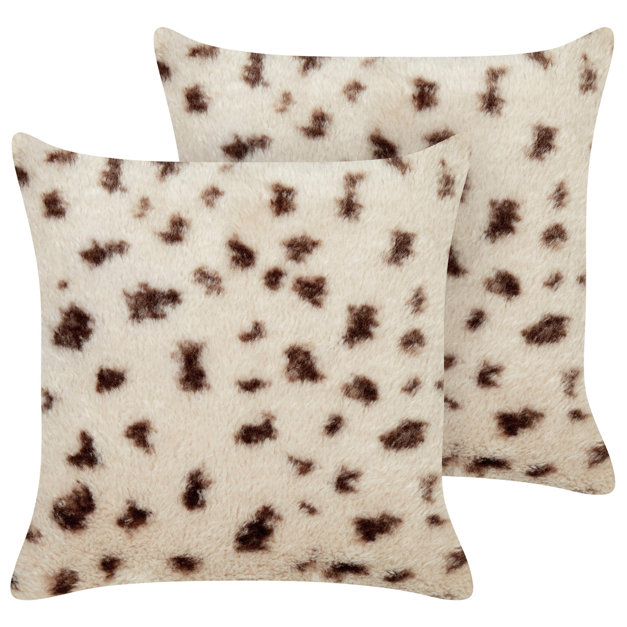 Set van 2 kussens Lichtbeige KASRA 45 x 45 cm