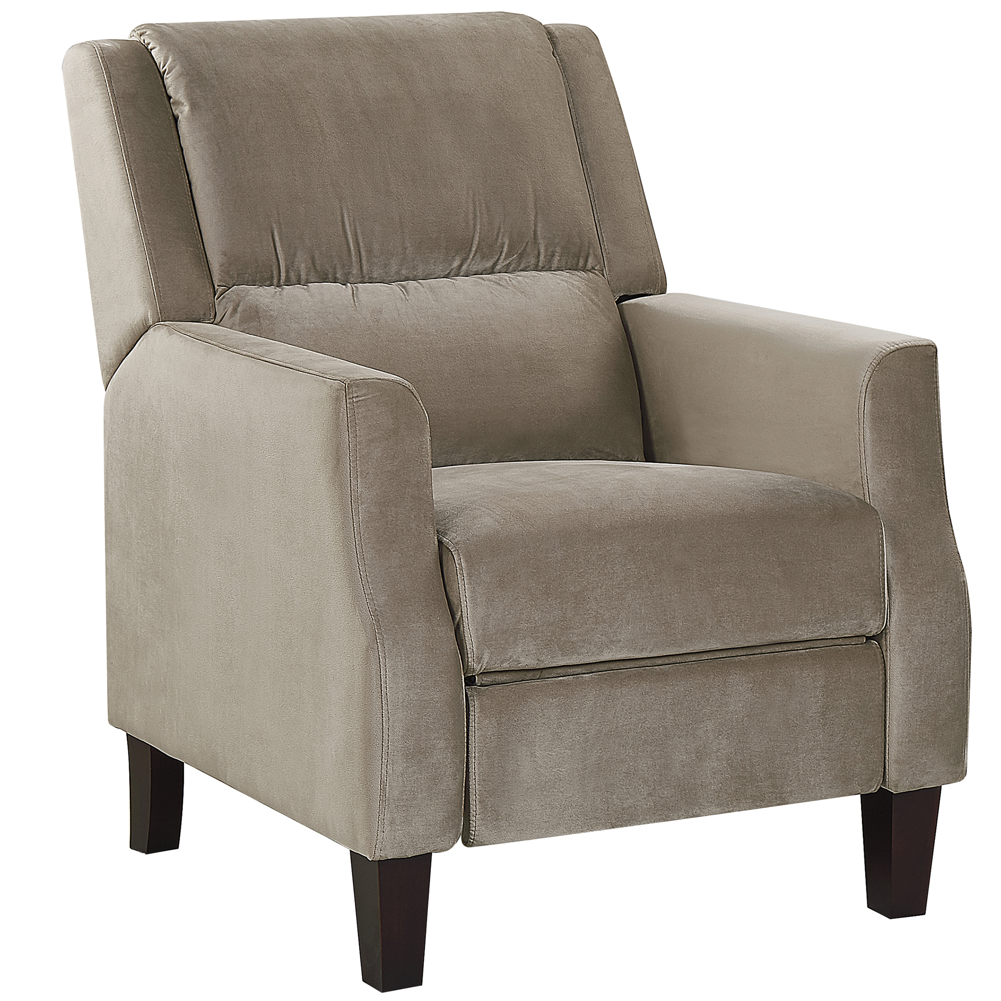 Fauteuil Fluweel Taupe EGERSUND
