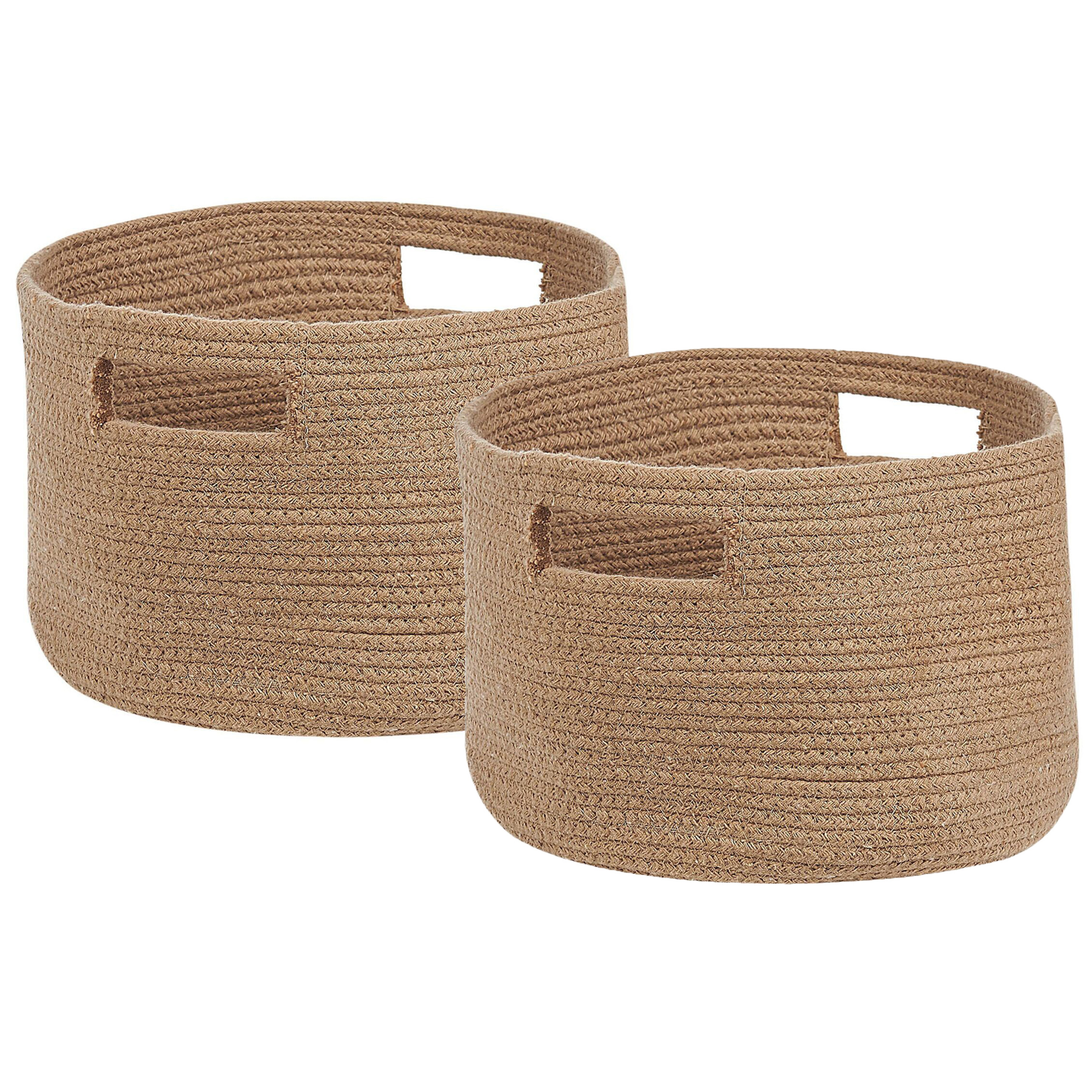 Mand set van 2 katoen beige CHINIOT