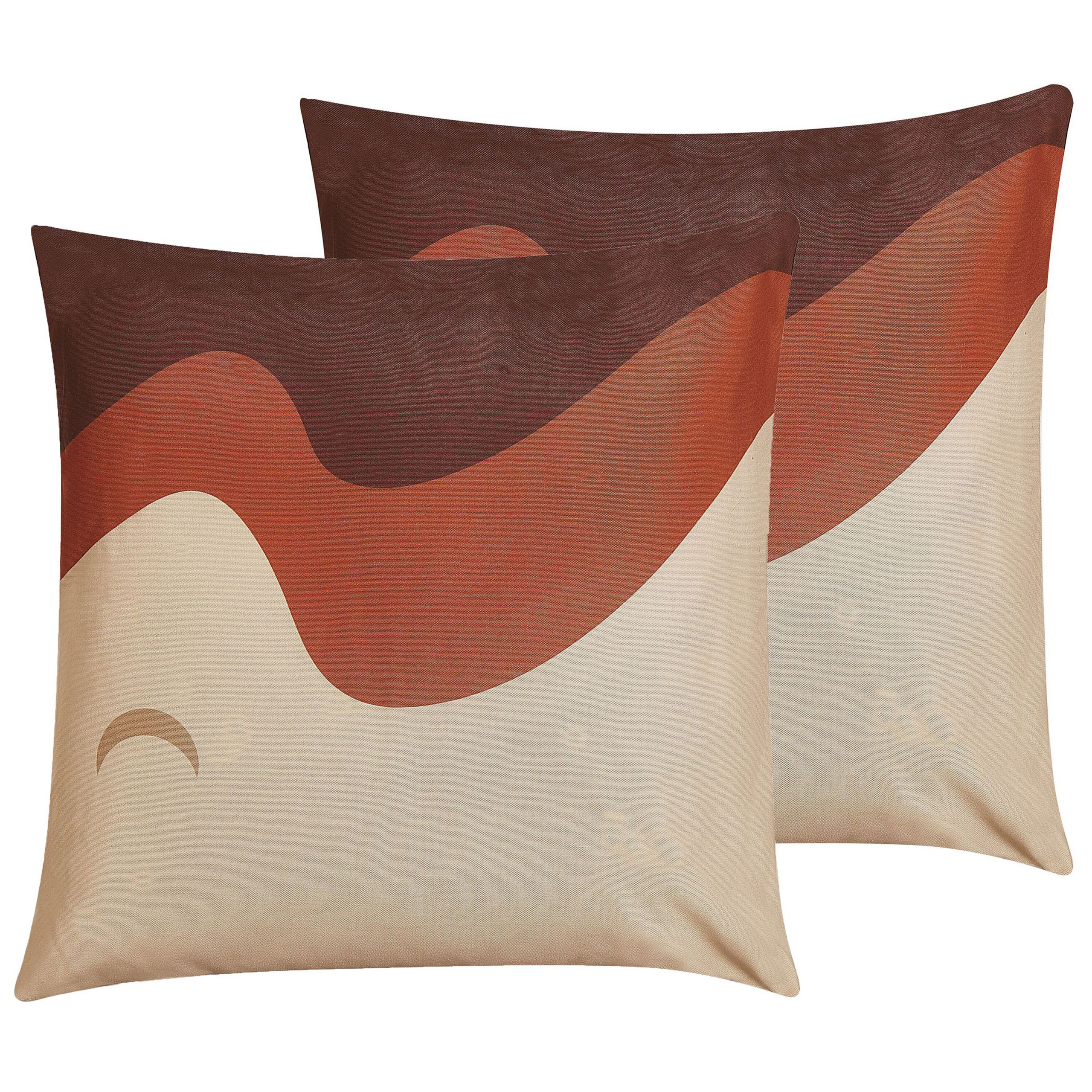 Set van 2 kussens Multicolor FESTUCA 45 x 45 cm