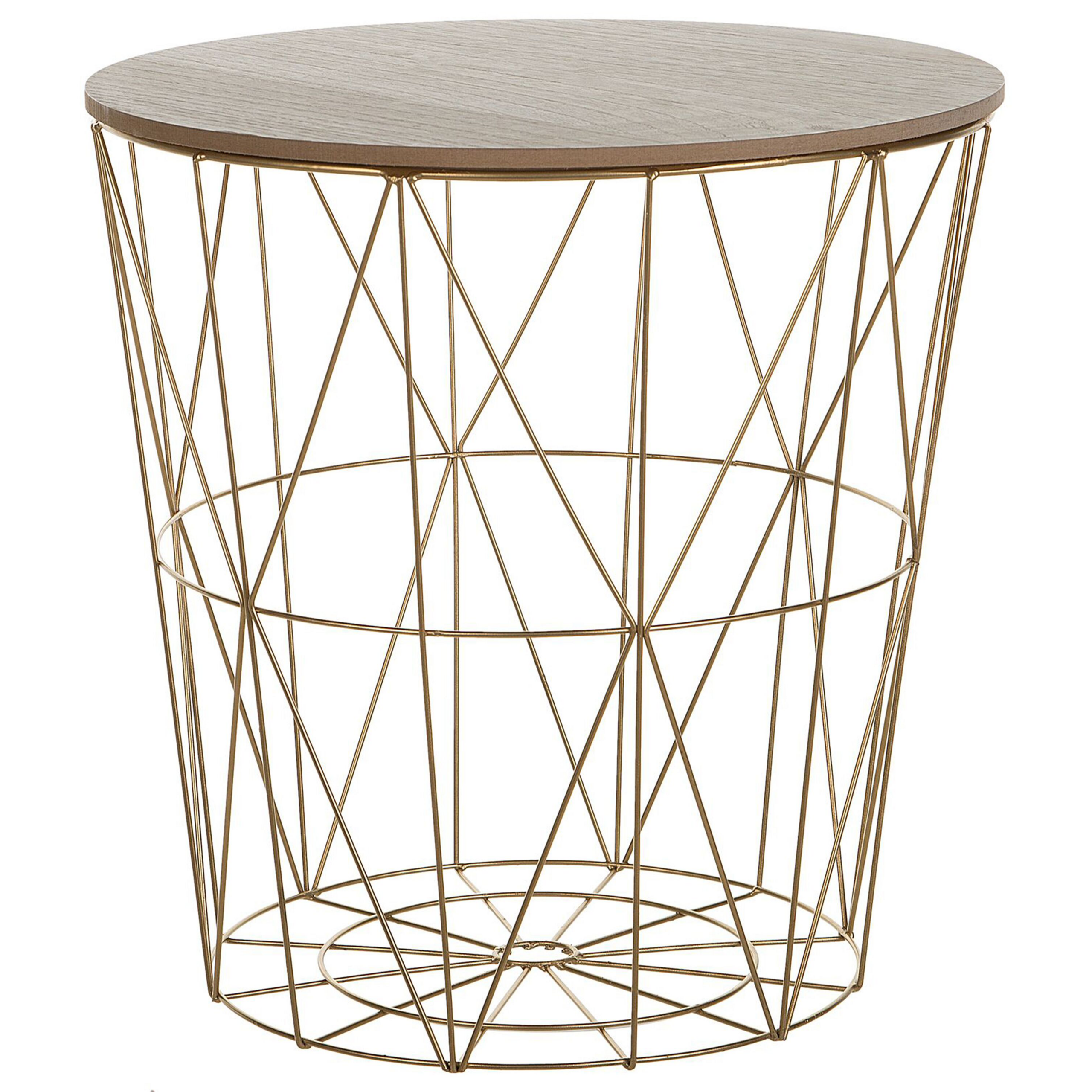 Bijzettafel goud LANARK