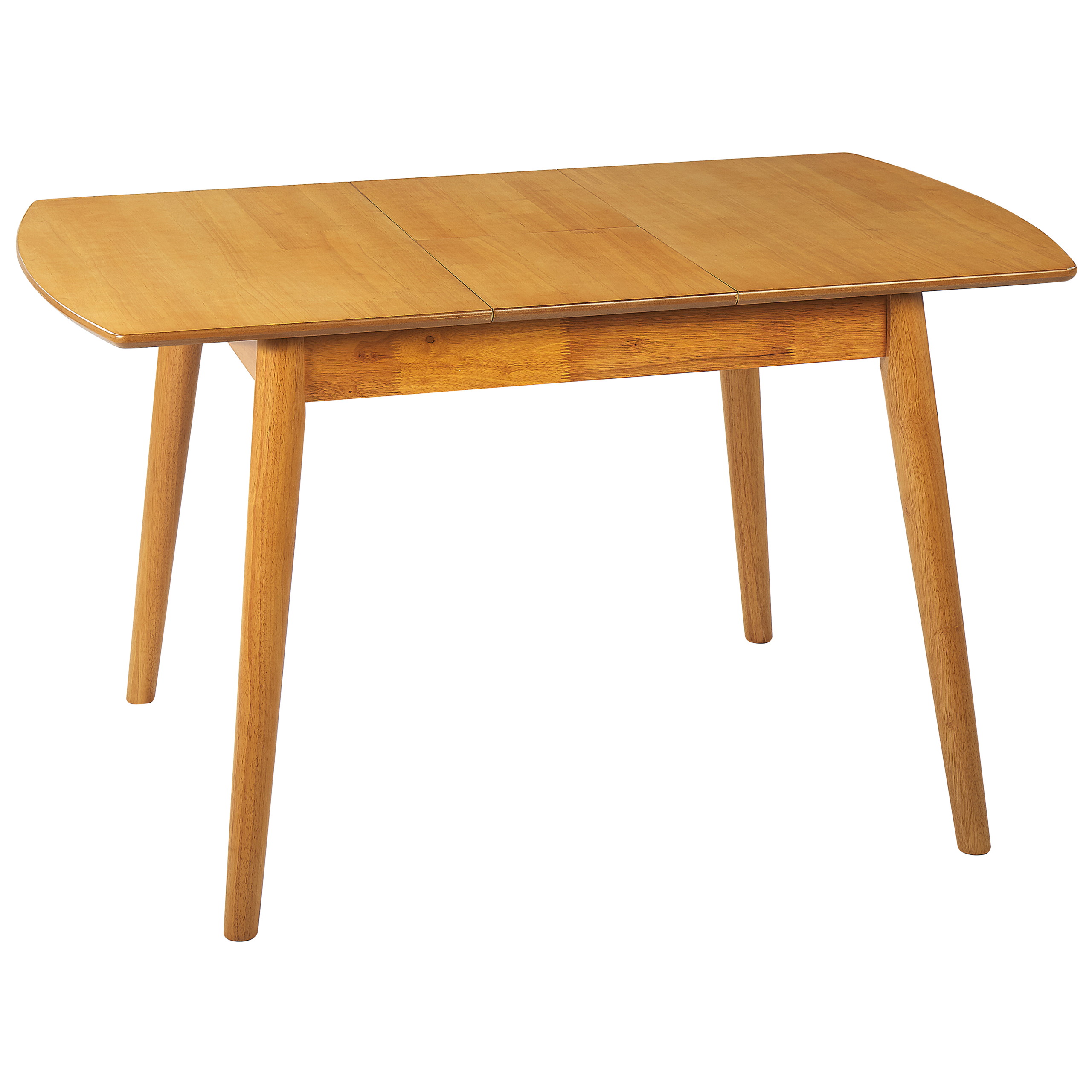 Eettafel uitschuifbaar MDF lichtbruin 100 / 130 x 80 cm TOMS