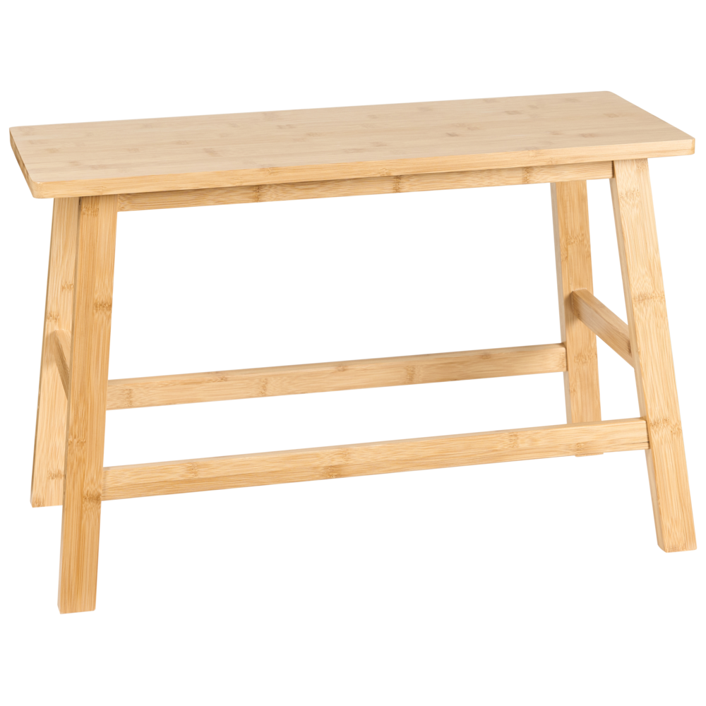 Panca di bambù per bagno Console Sgabello Minimalista marrone chiaro accessori per il bagno
