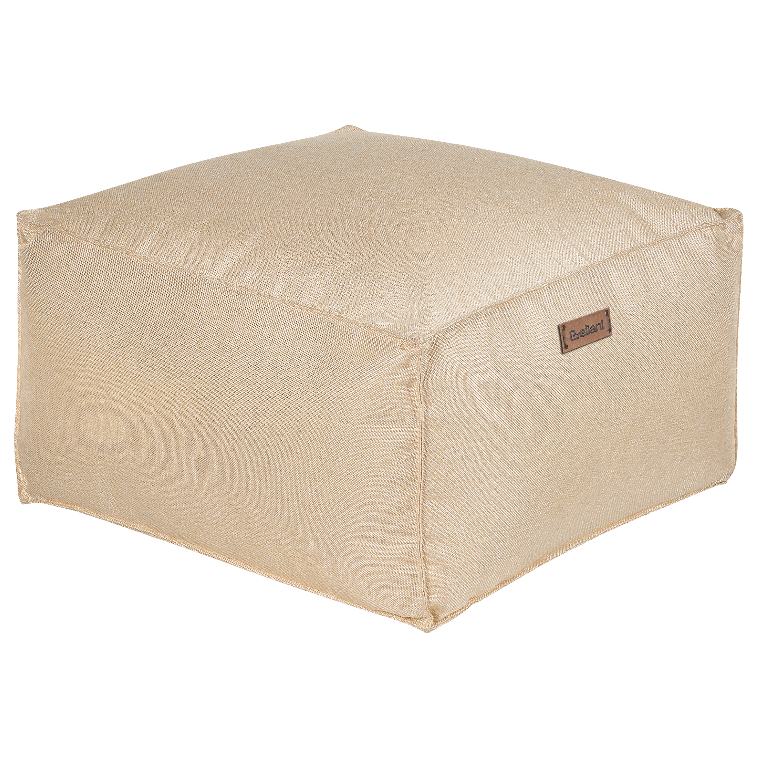 Poef katoen beige MUKKI