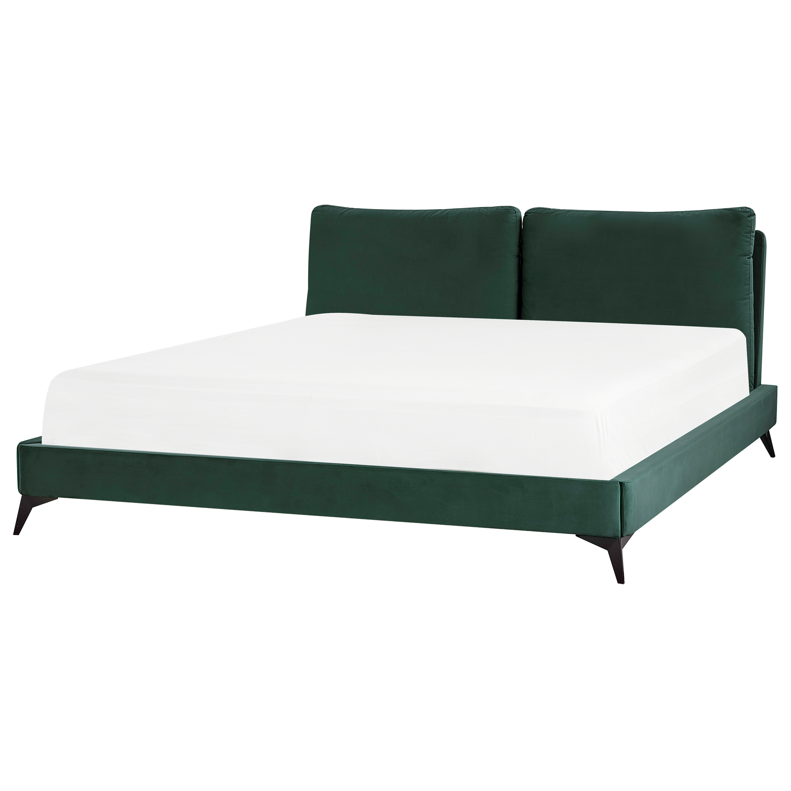 Bed fluweel groen 180 x 200 cm MELLE