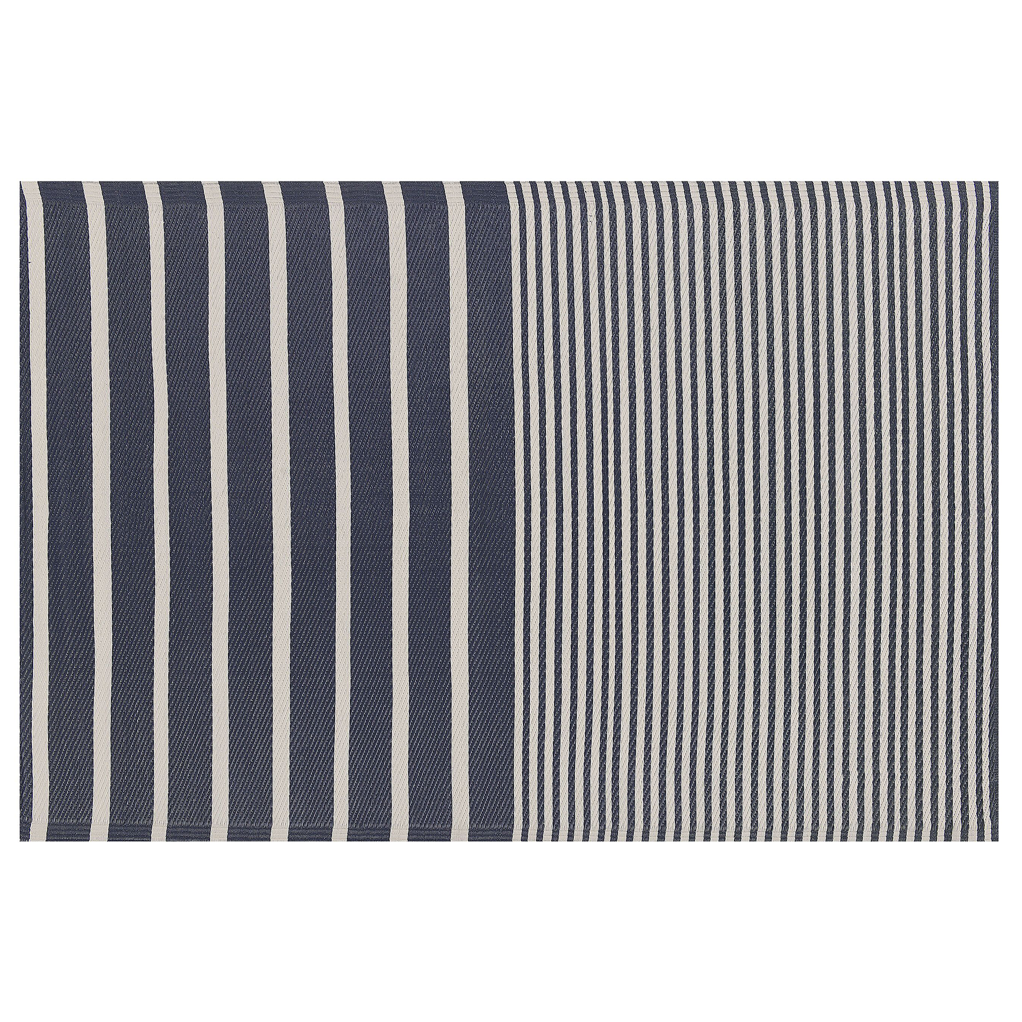 Vloerkleed polypropyleen donkerblauw 120 x 180 cm HALDIA