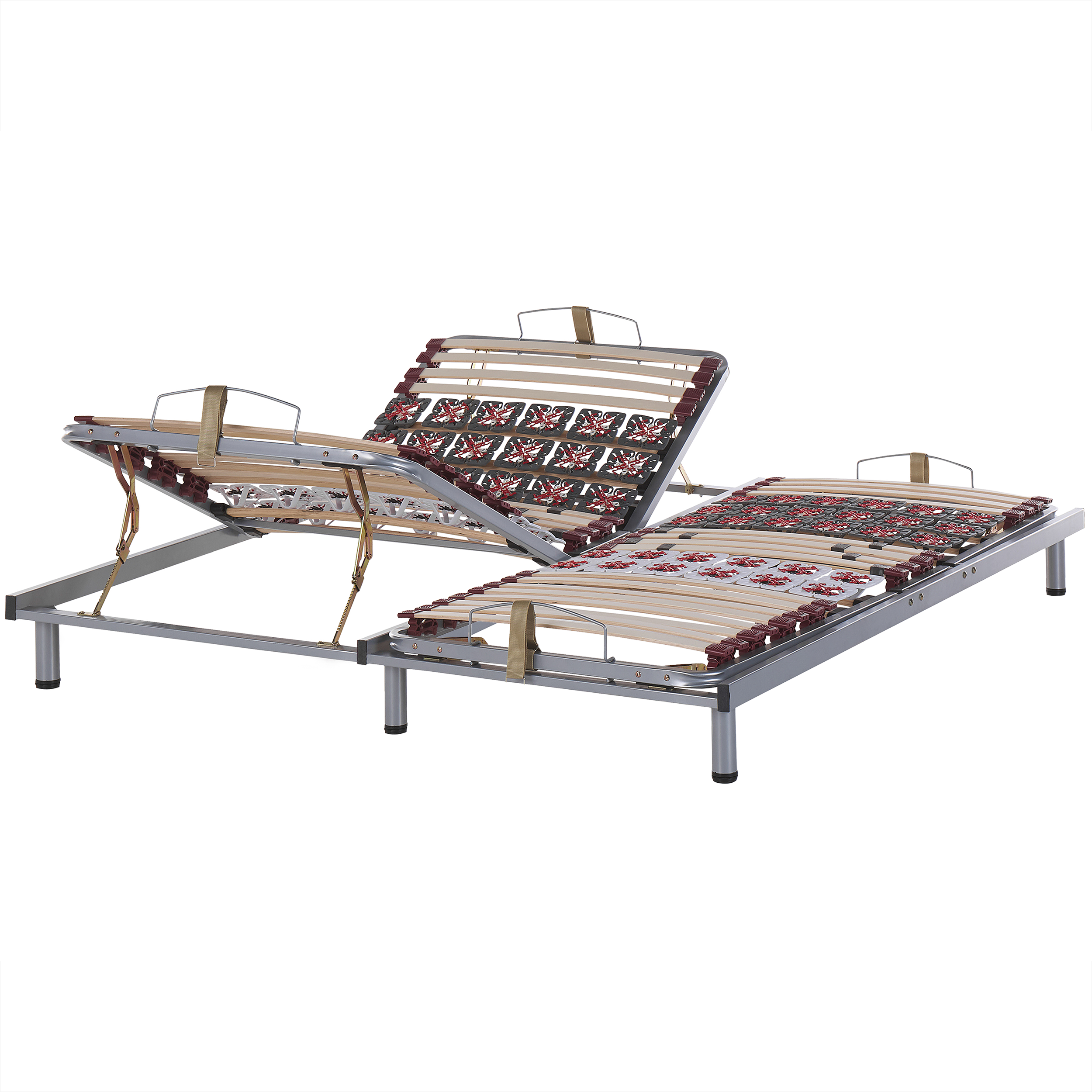 Verstelbare lattenbodem Set van 2 180 x 200 cm MOON