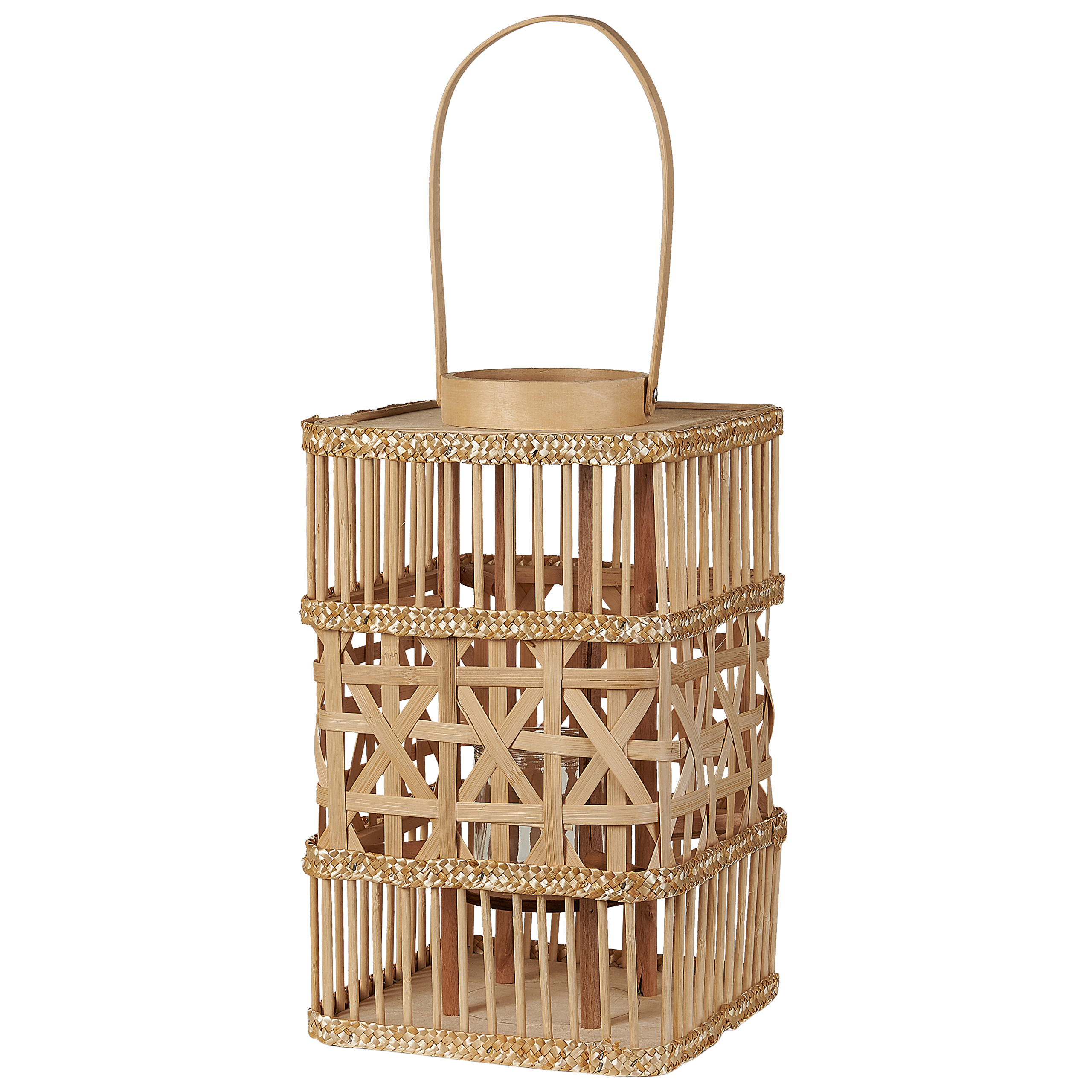 Lantaarn naturel 35 cm LUMBIS