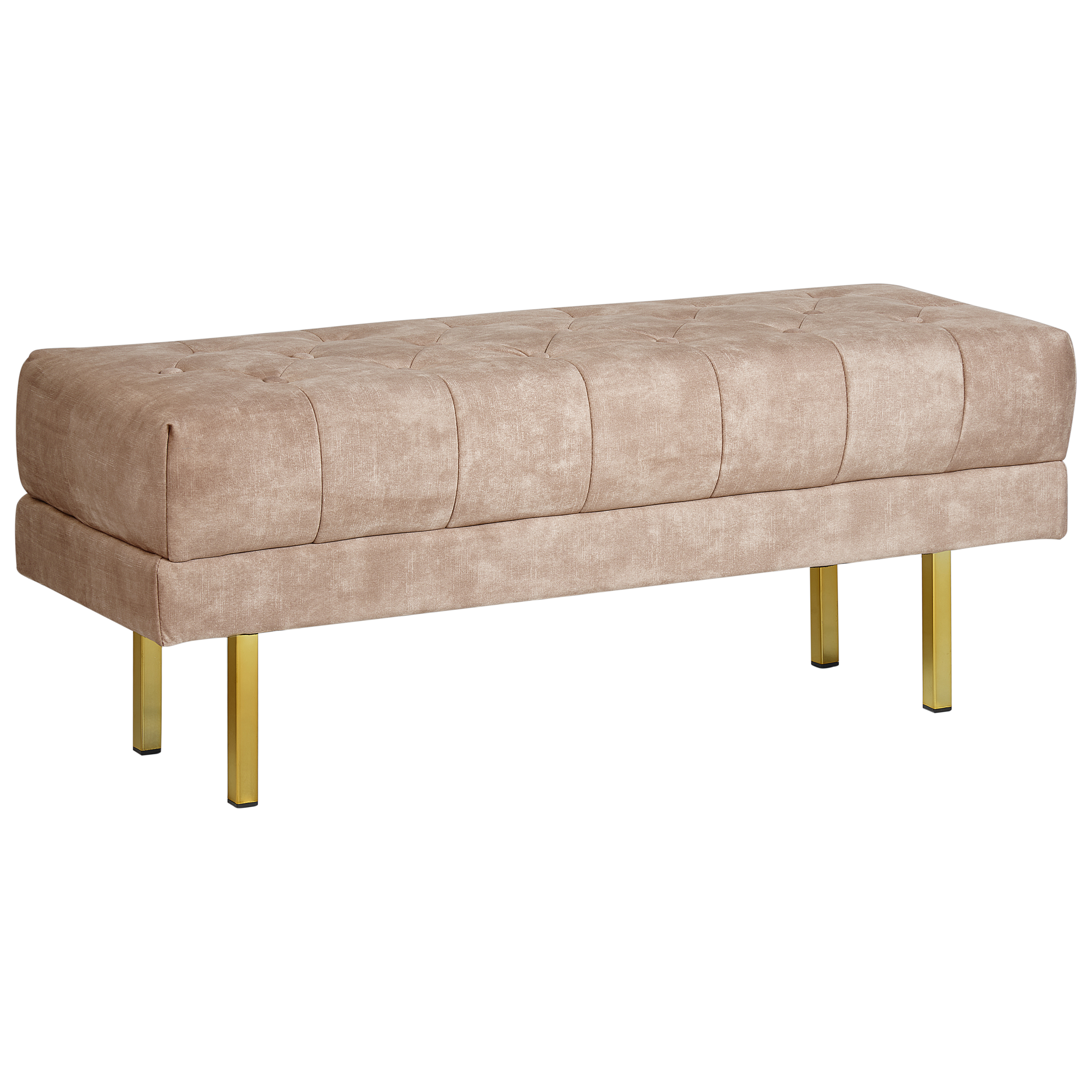 Bank fluweel taupe ROSEVILLE
