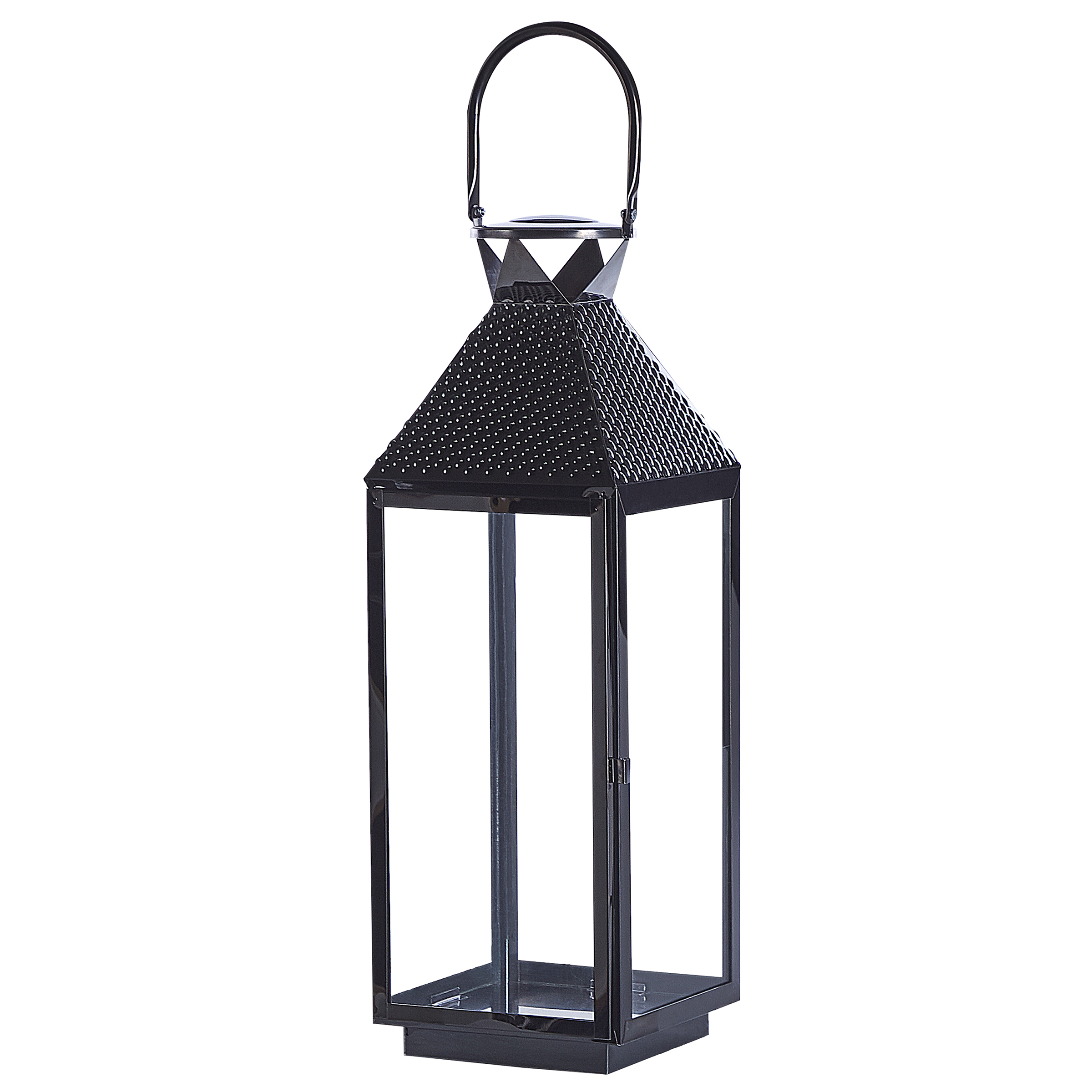 Kaarslantaarn zwart 54 cm BALI