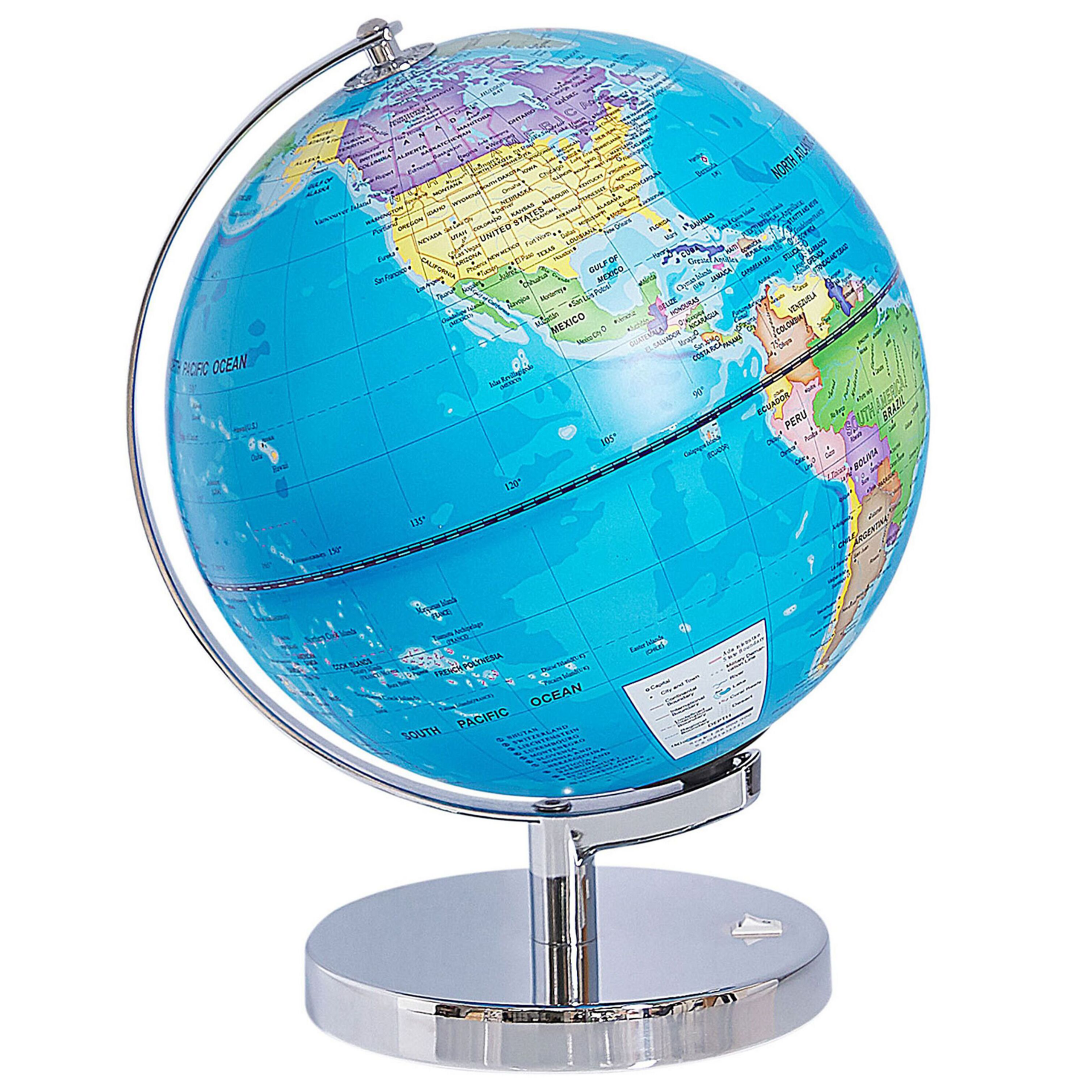 Wereldbol blauw 30 cm STANLEY