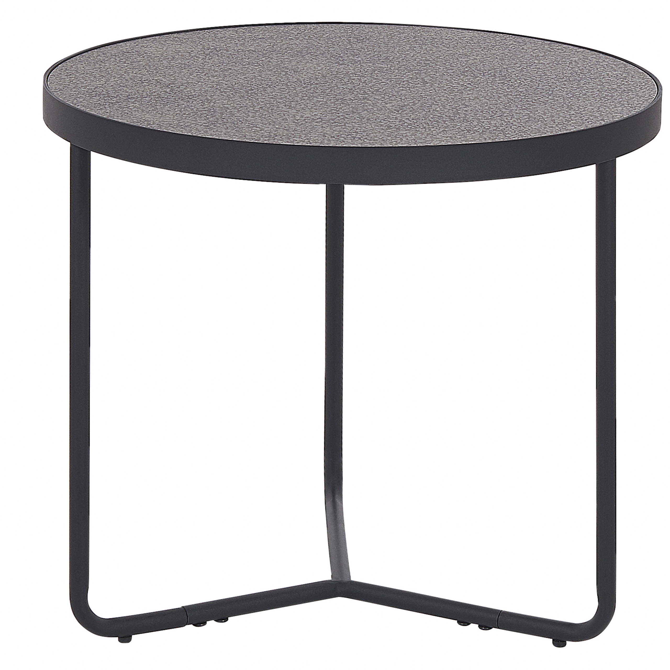 Salontafel betonlook met zwart MELODY