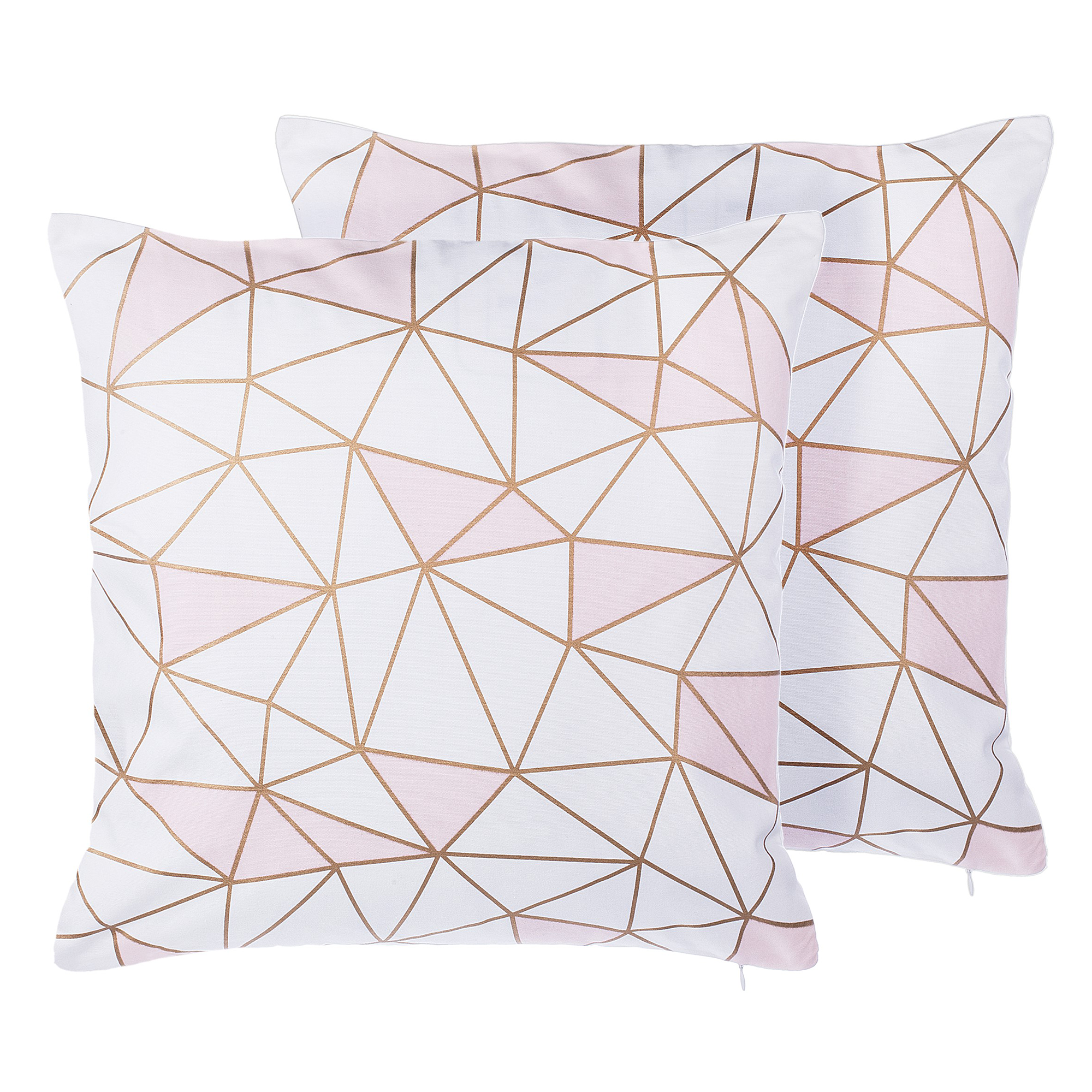 Set van 2 kussens Katoen Roze CLARKIA 45 x 45 cm