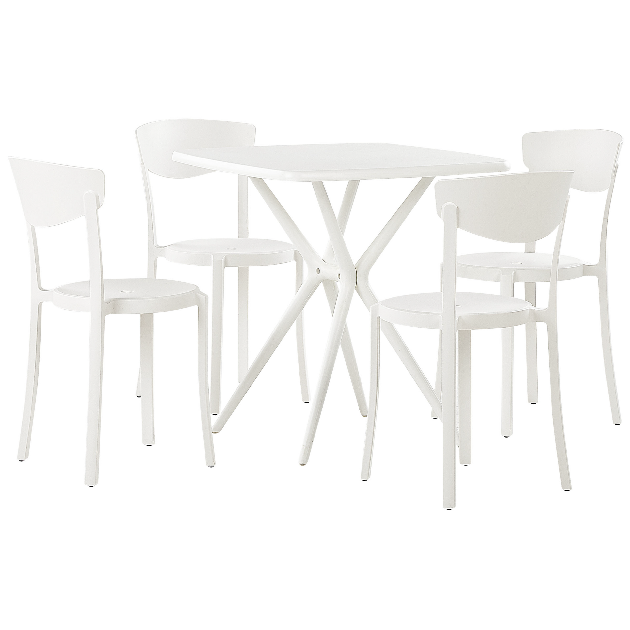 Dinerset voor 4 personen Synthetisch materiaal Wit SERSALE/VIESTE