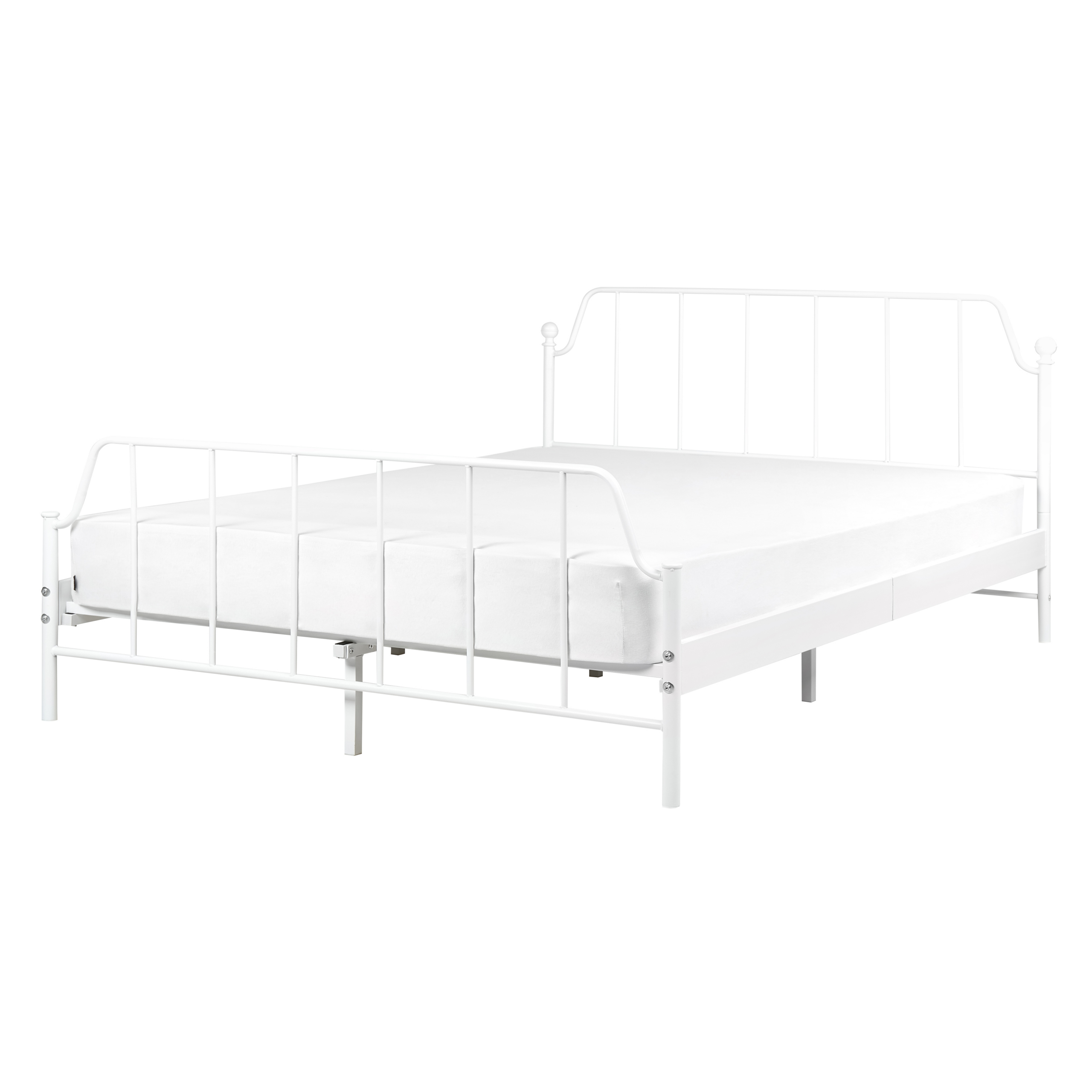 Bed metaal wit 140 x 200 cm MAURESSAC