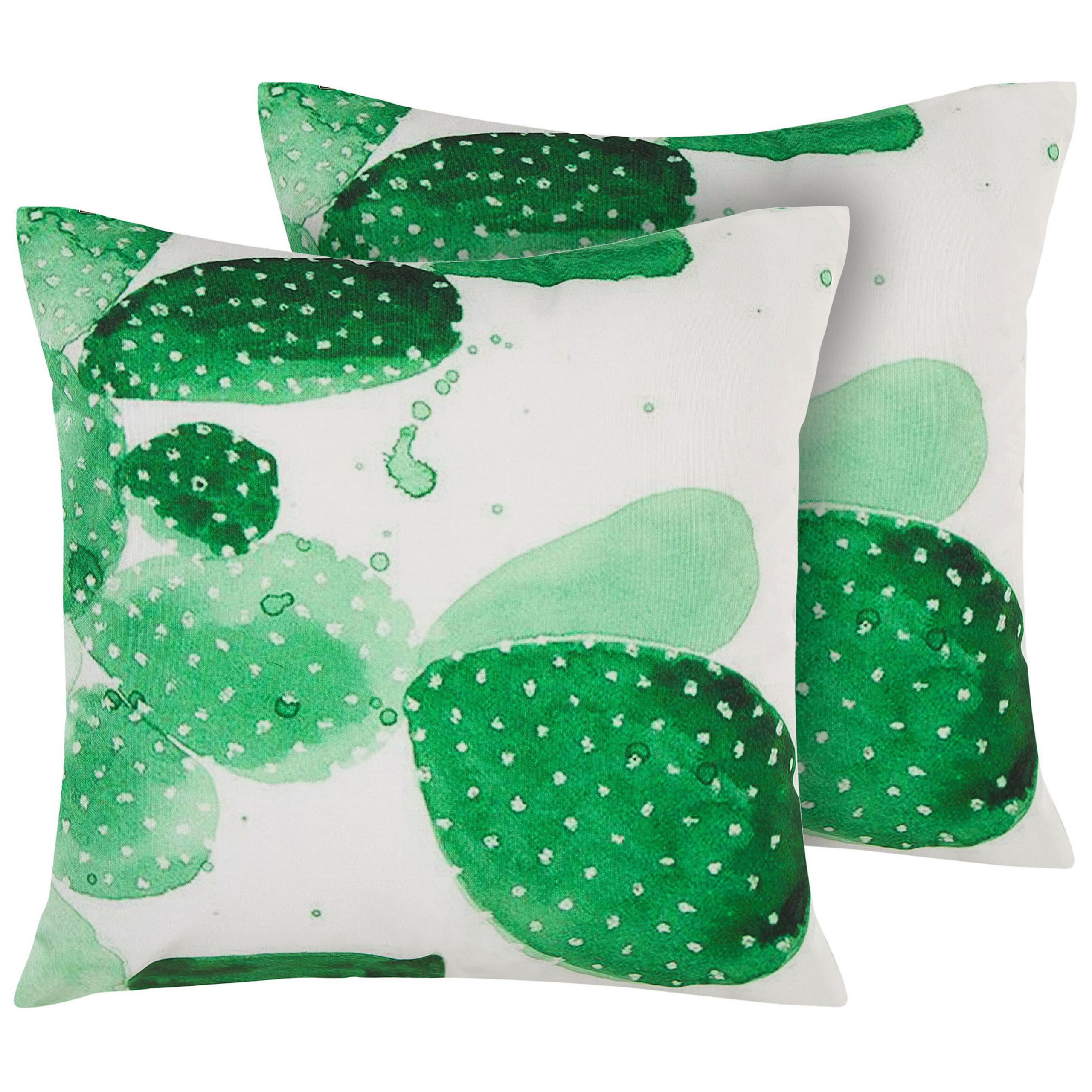 Set van 2 kussens Groen OSTINA 45 x 45 cm