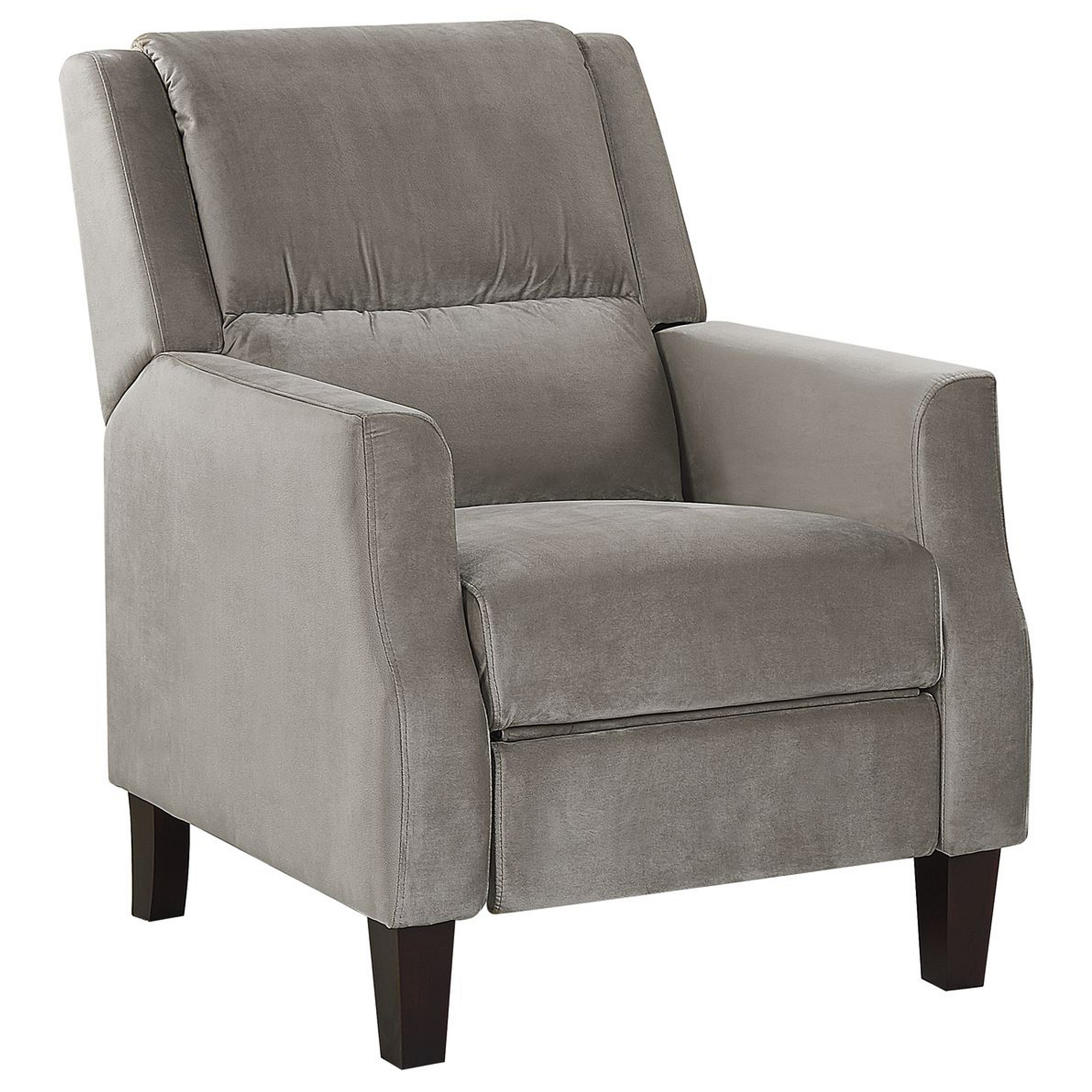 Fauteuil Fluweel Grijs EGERSUND
