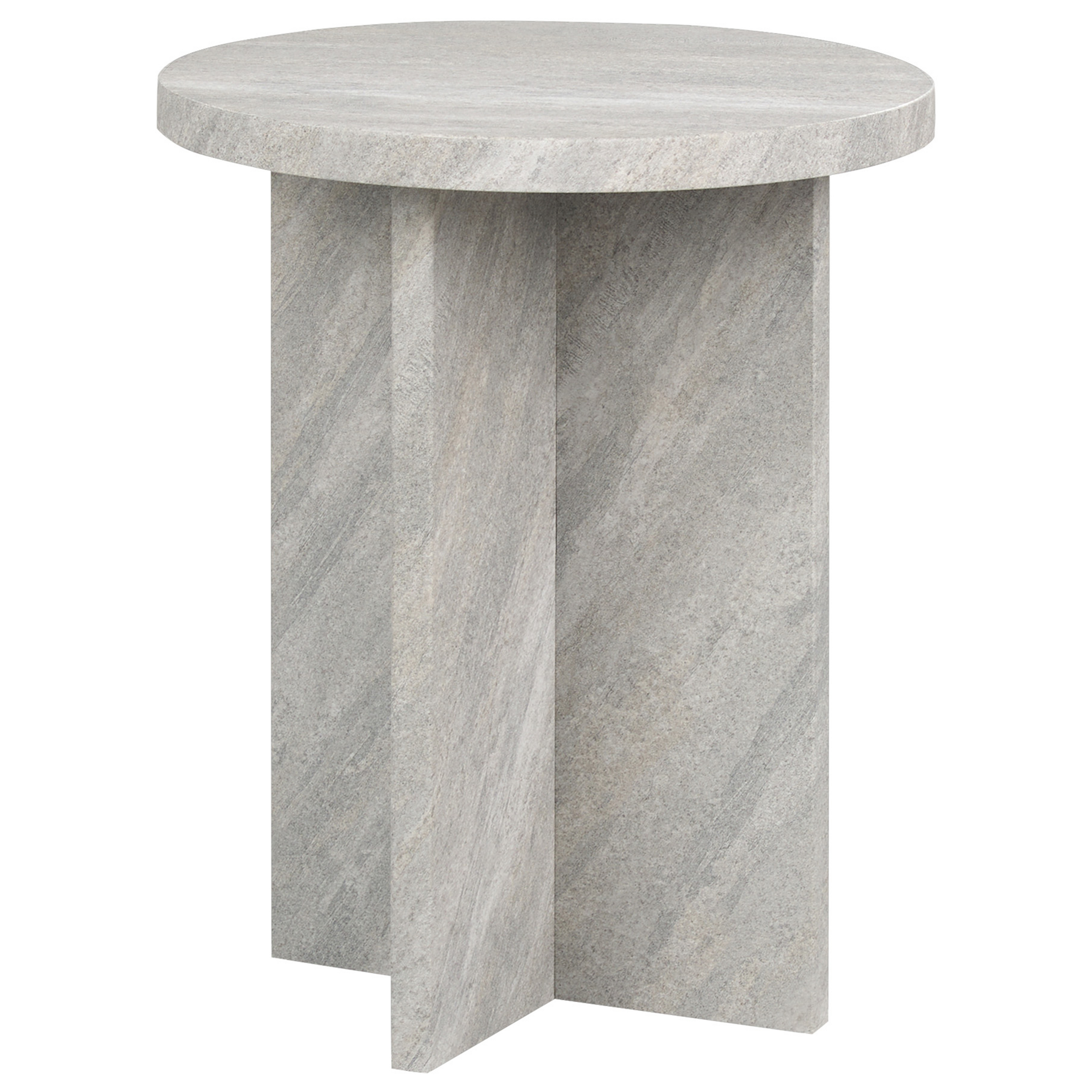 Bijzettafel steenlook STANTON