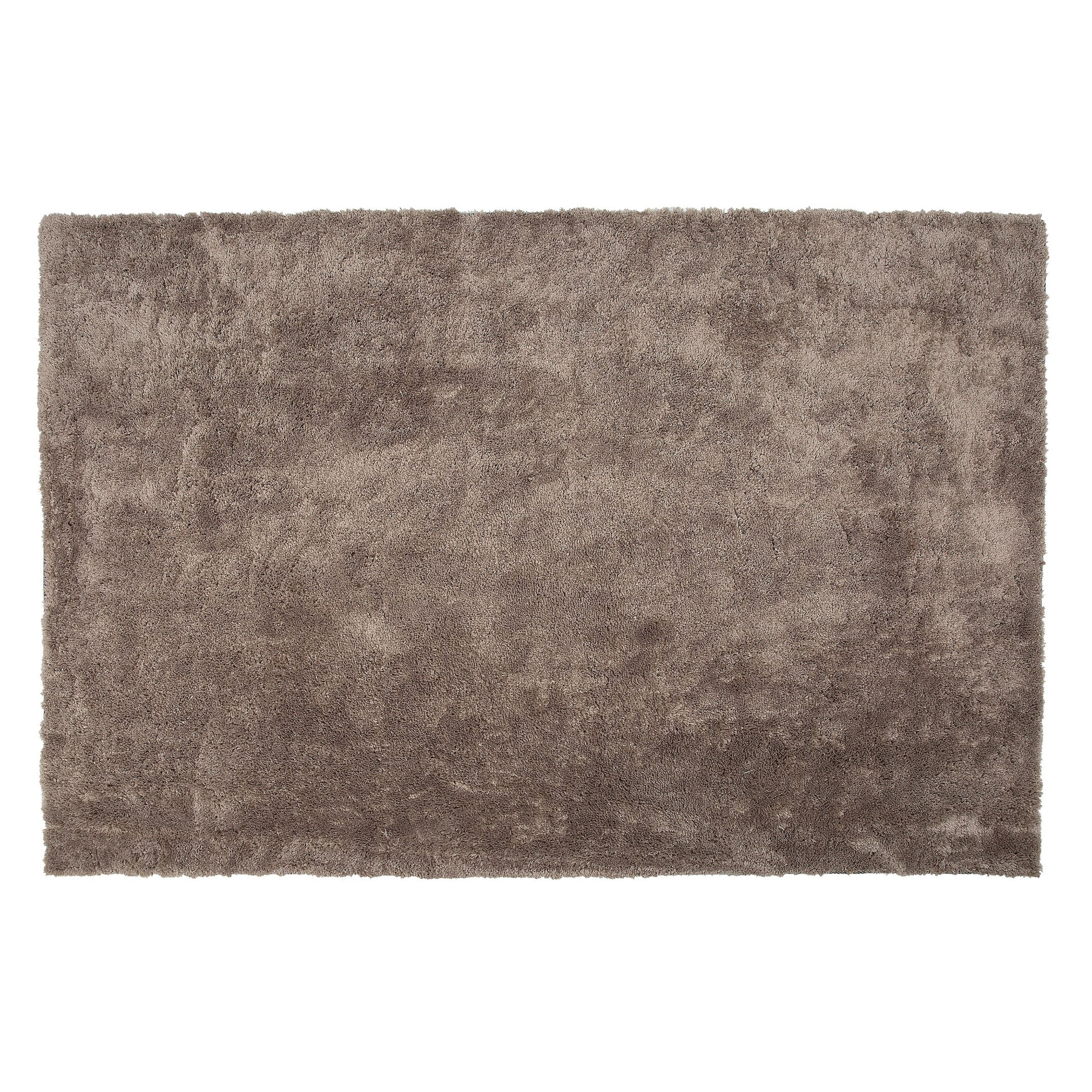 Vloerkleed polyester lichtbruin 140 x 200 cm EVREN