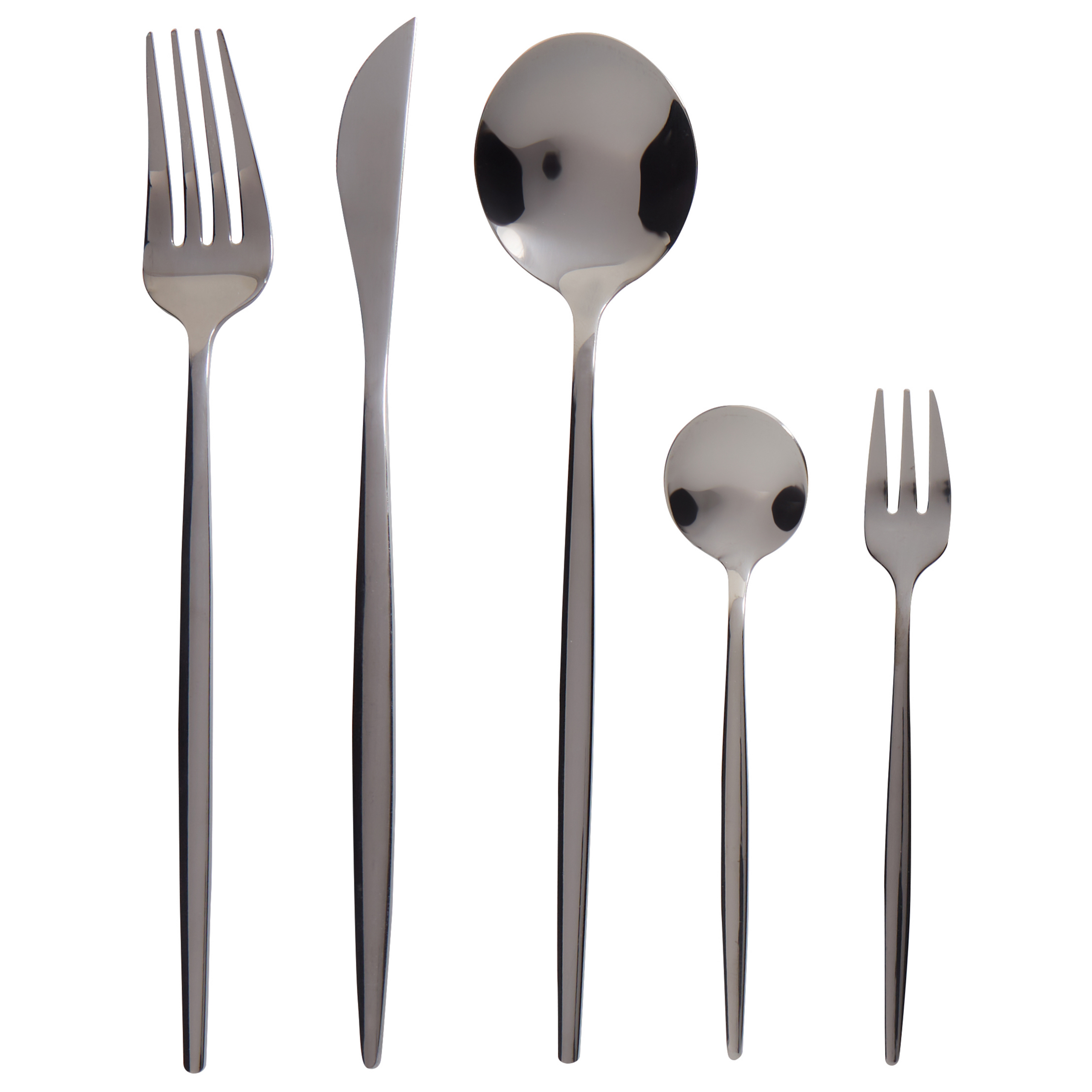 Bestekset Zwart RIGATONI