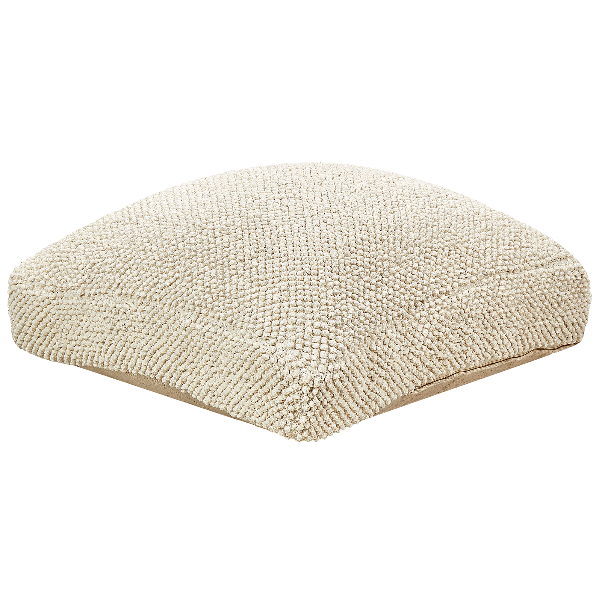 Vloerkussen katoen beige 70 x 70 x 15 cm JOARA