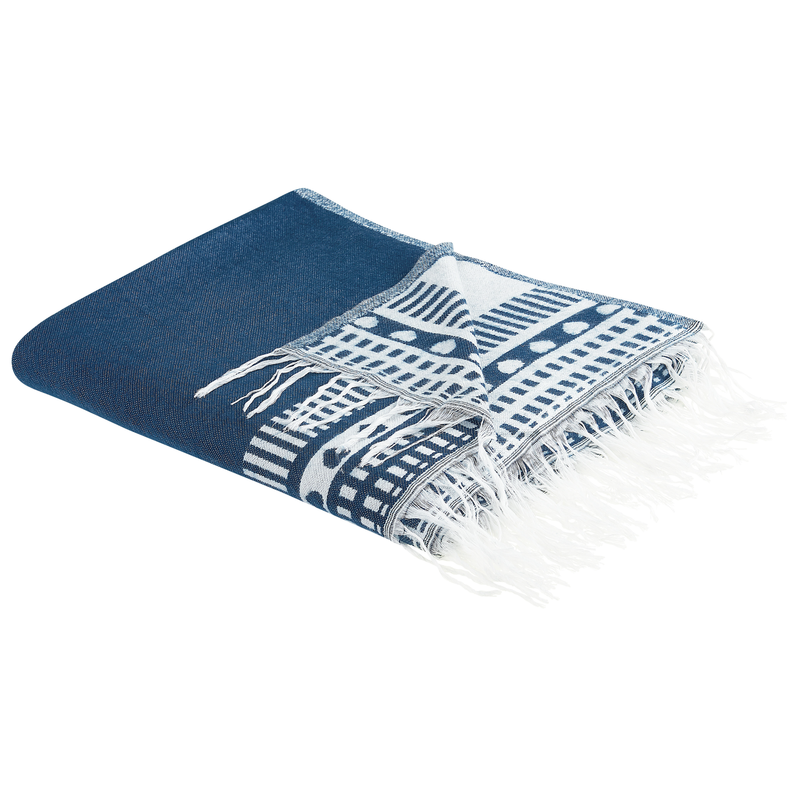 Deken blauw 130 x 170 cm TARLAY