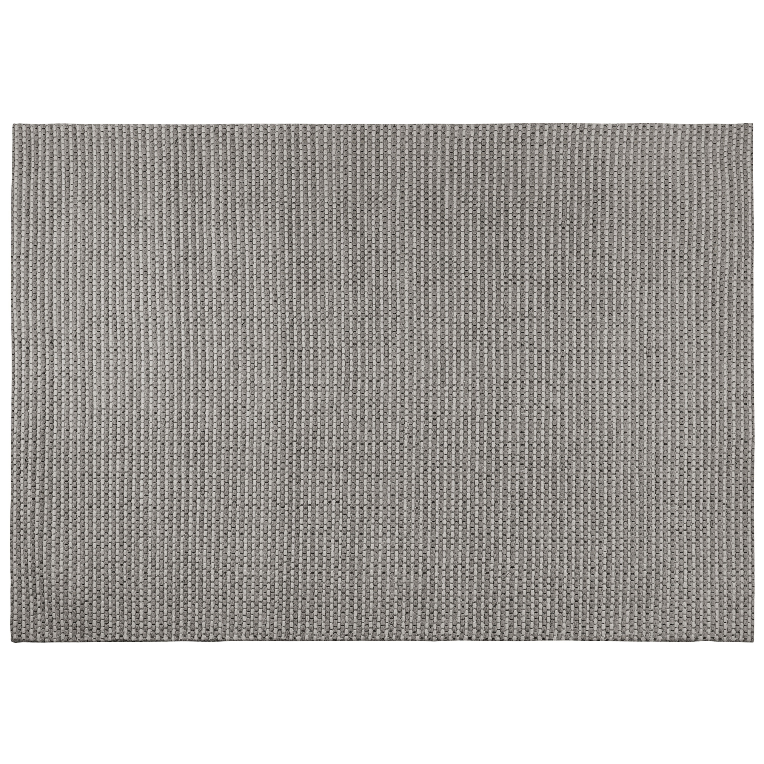 Vloerkleed wol donkergrijs 160 x 230 cm KILIS