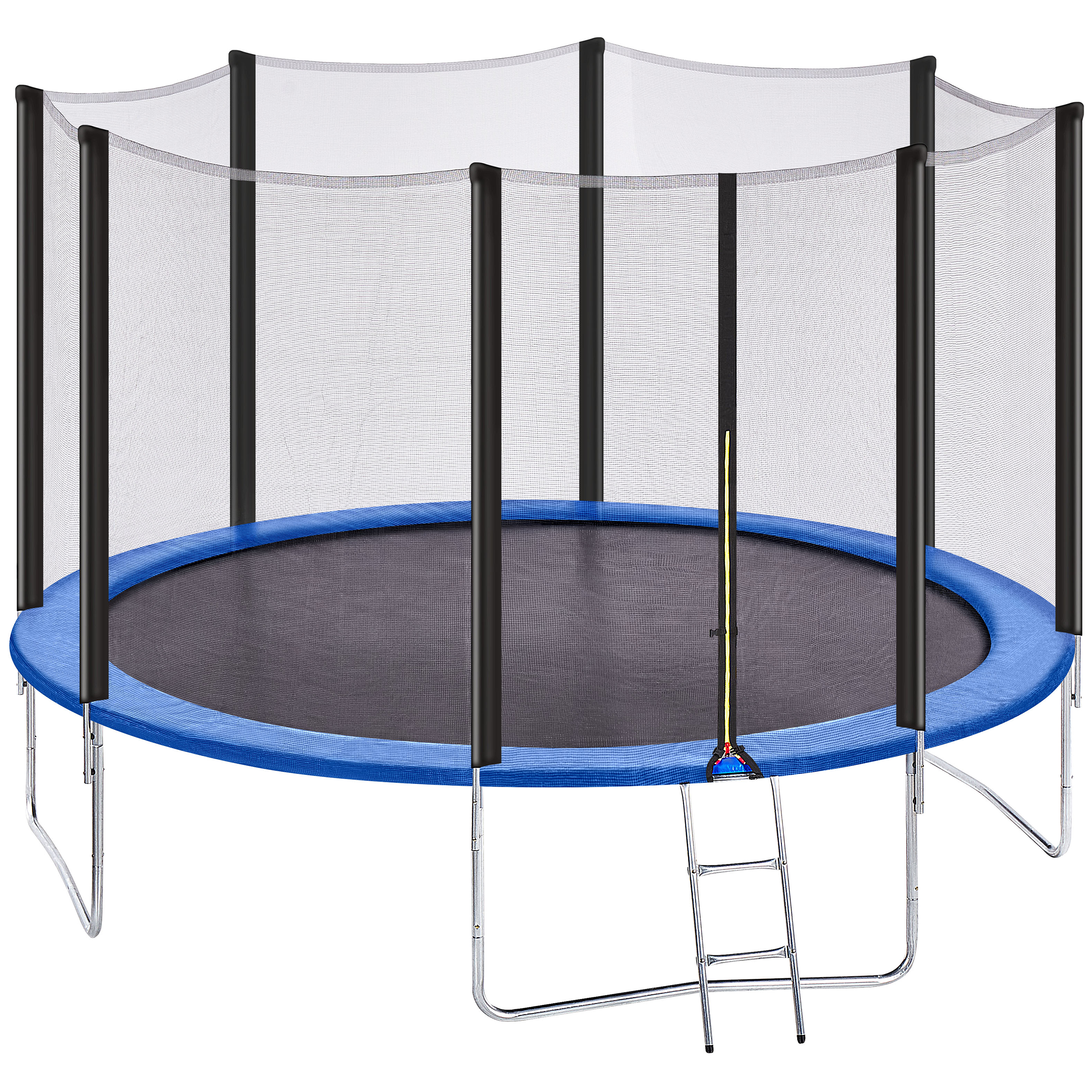 Trampoline met veiligheidsomheining ⌀ 366 cm Blauw RISATA