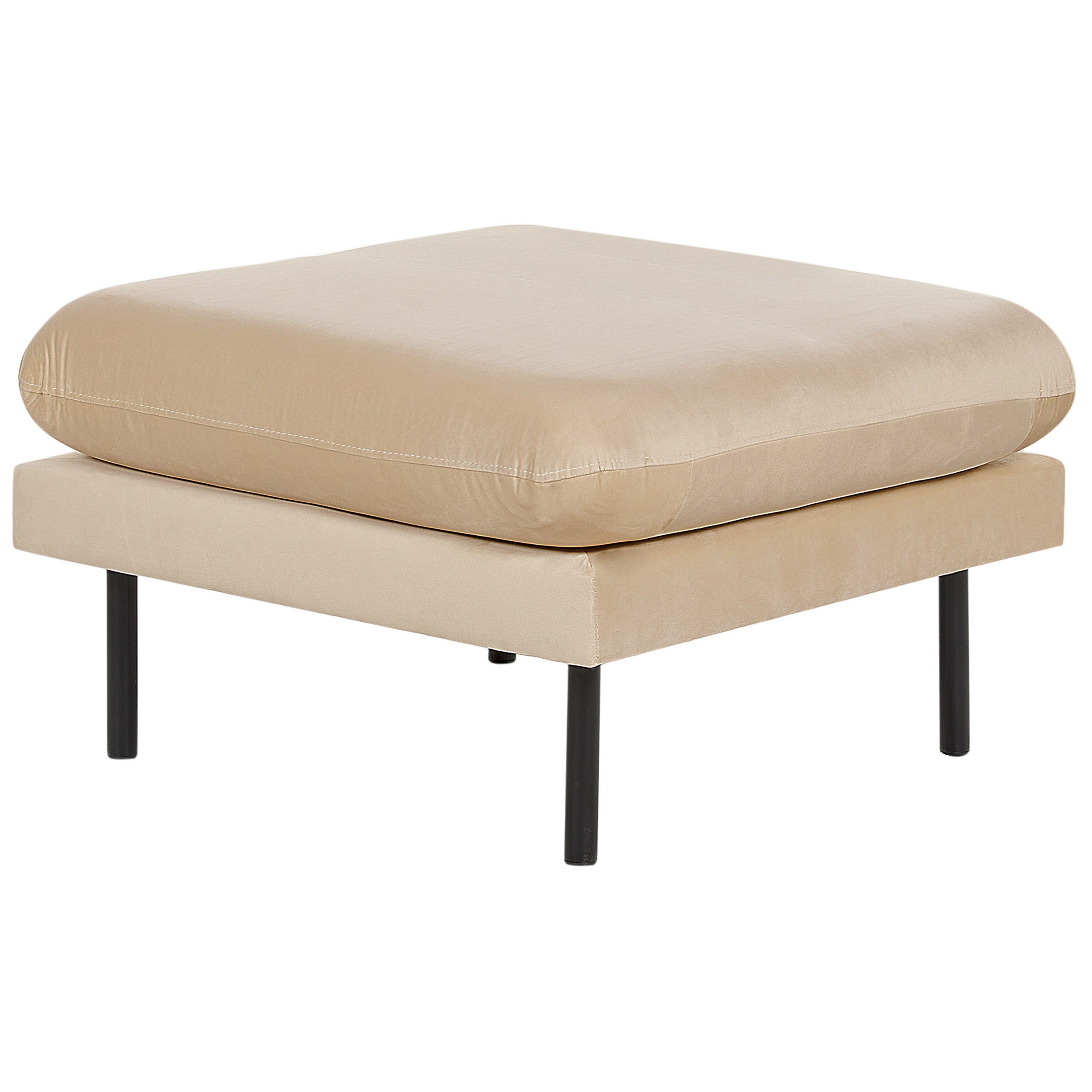 Ottomaan fluweel beige VINTERBRO