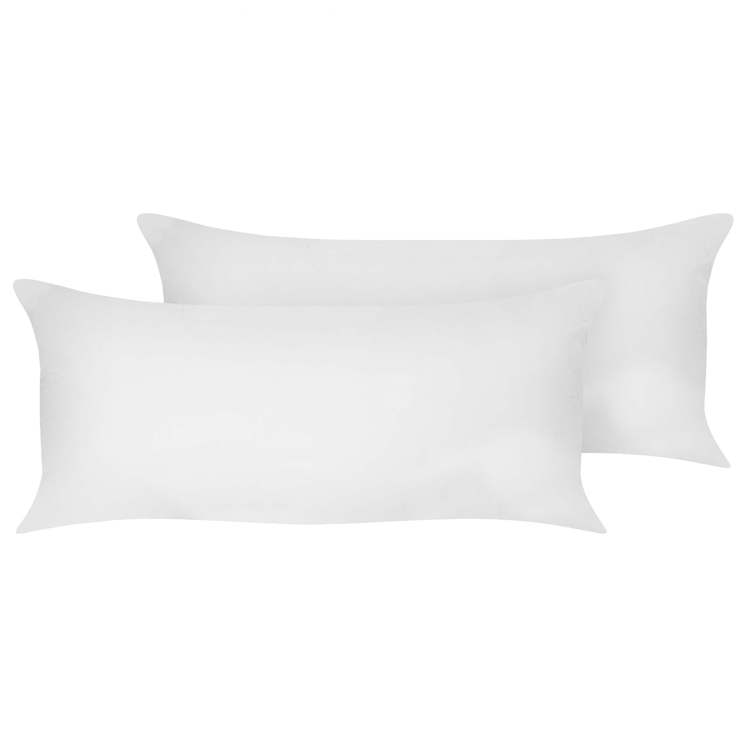 Hoofdkussen set van 2 polyester hoog 40 x 80 cm TRIGLAV