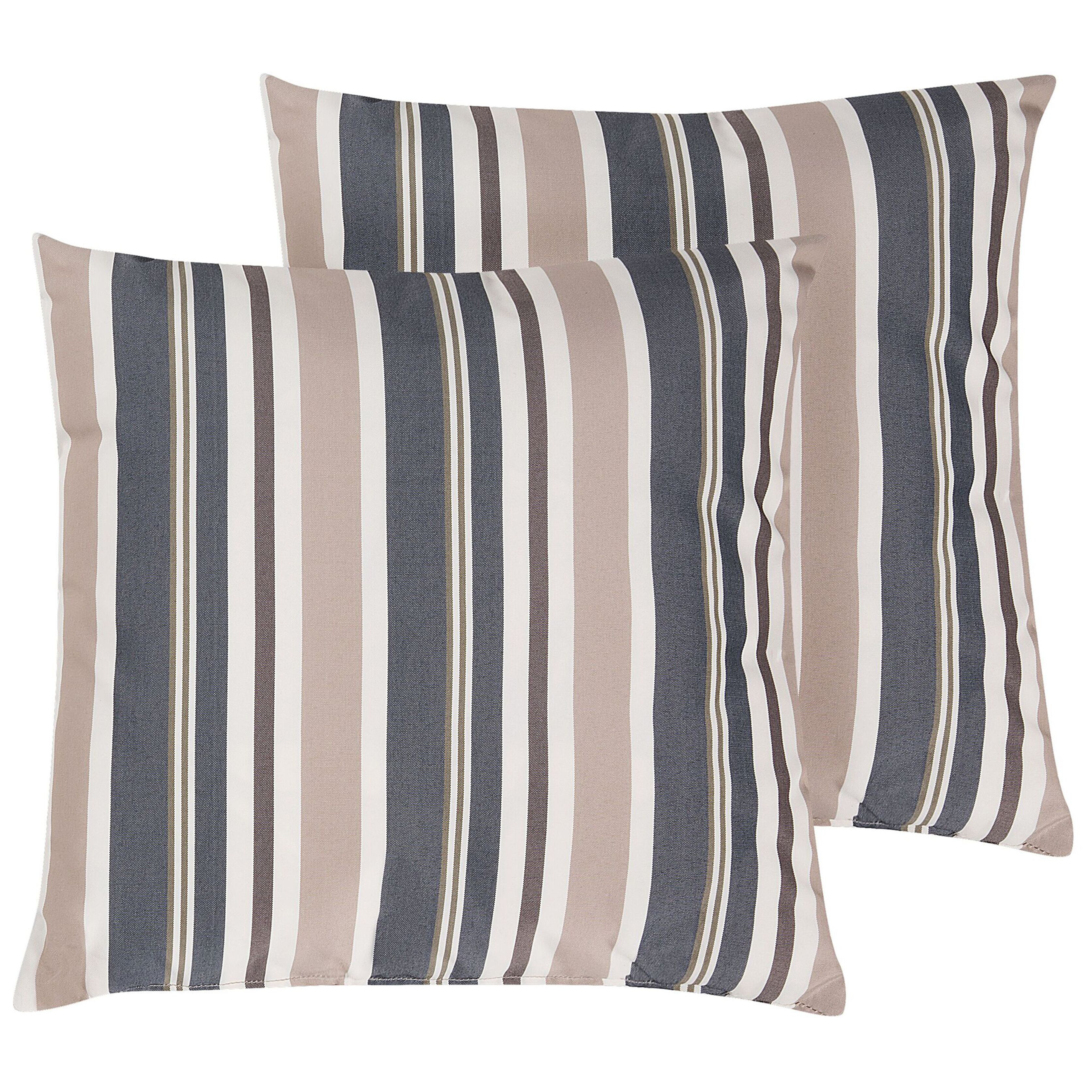 Set van 2 kussens Taupe KASTOS 40 x 40 cm