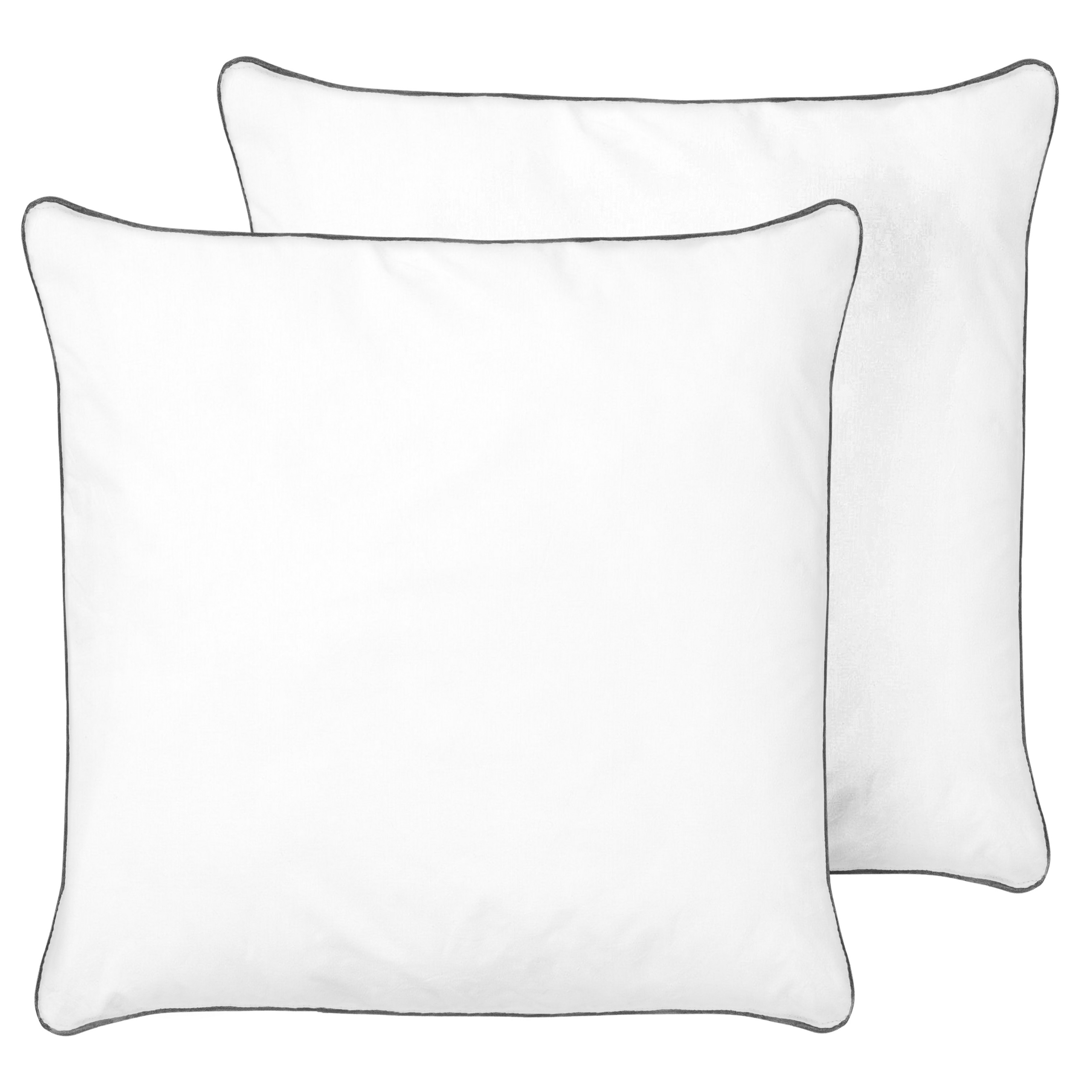 Hoofdkussen set van 2 microvezel hoog 80 x 80 cm PELISTER