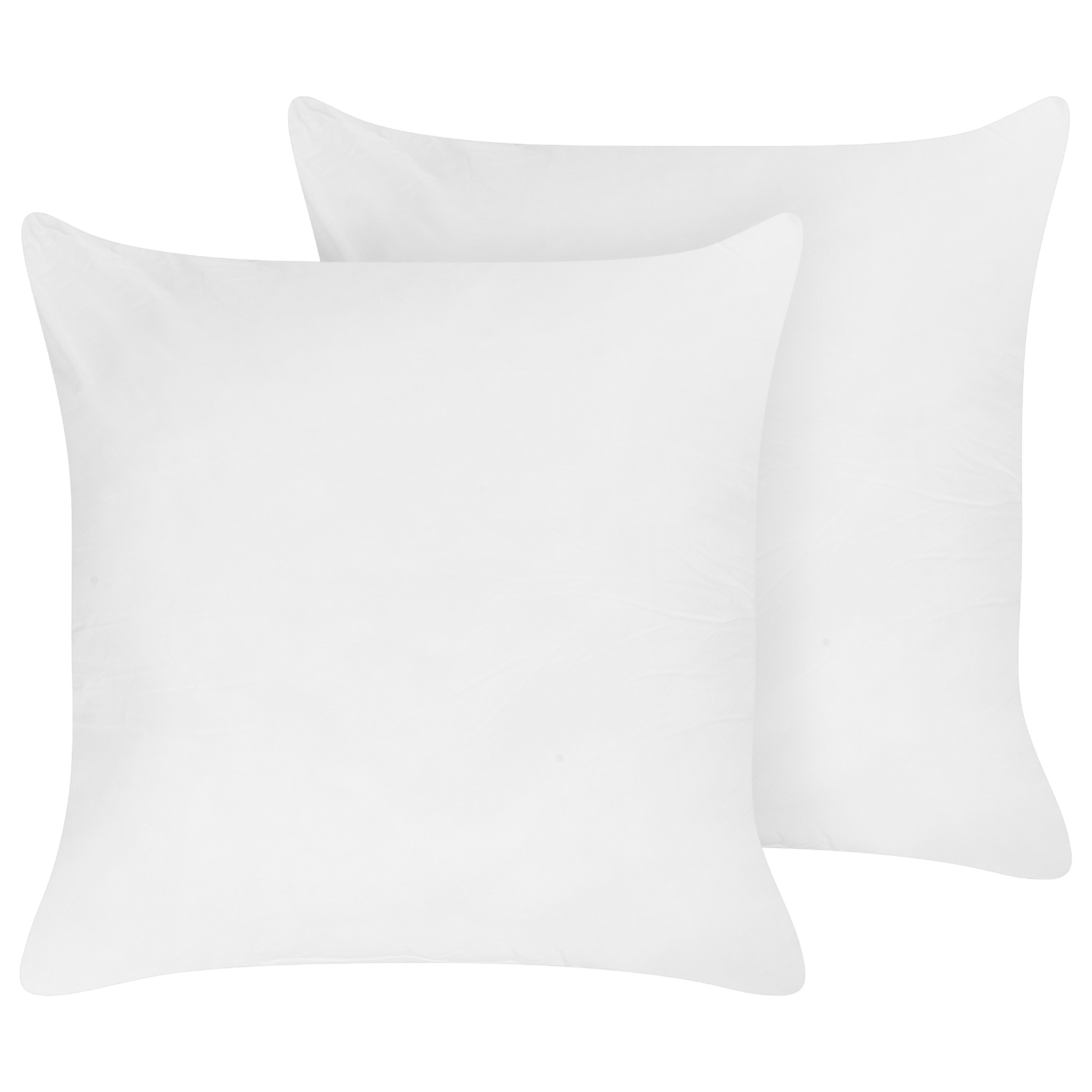 Hoofdkussen set van 2 polyester hoog 80 x 80 cm TRIGLAV