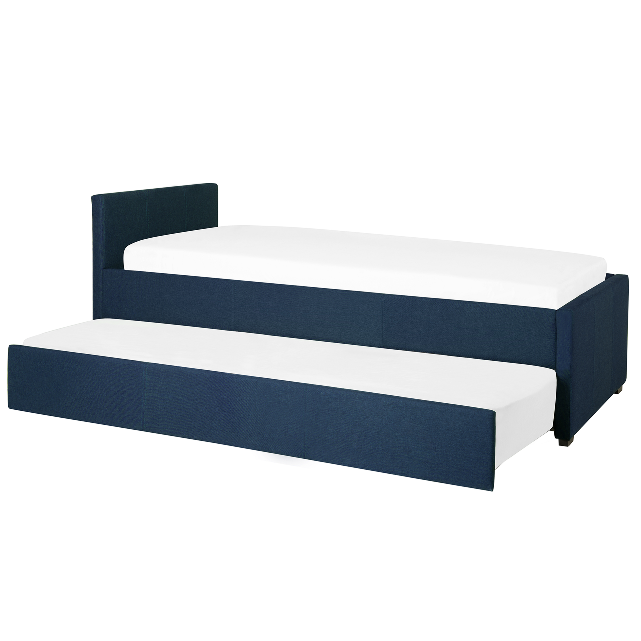Bedbank stof marineblauw 80 x 200 cm MARMANDE