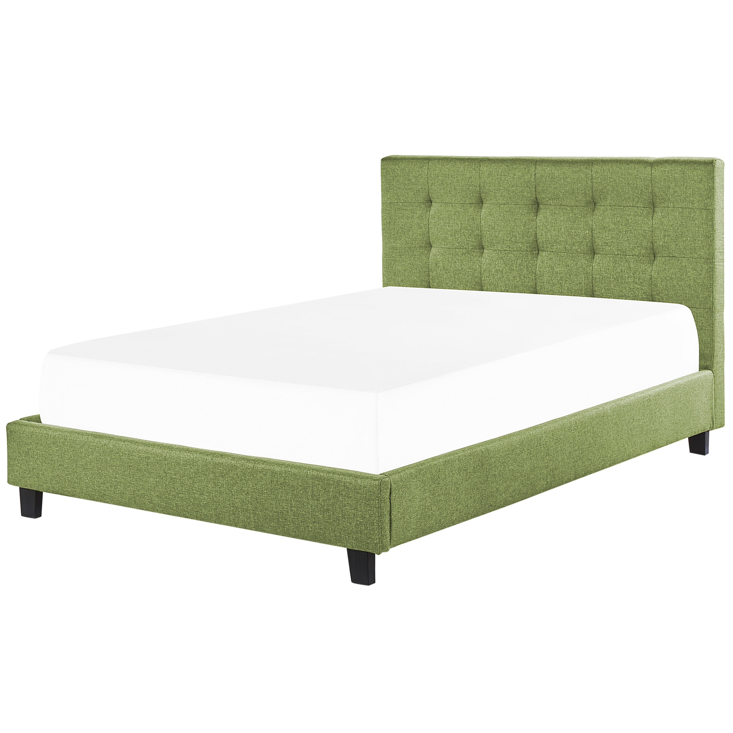 Bed stof groen 140 x 200 cm LA ROCHELLE
