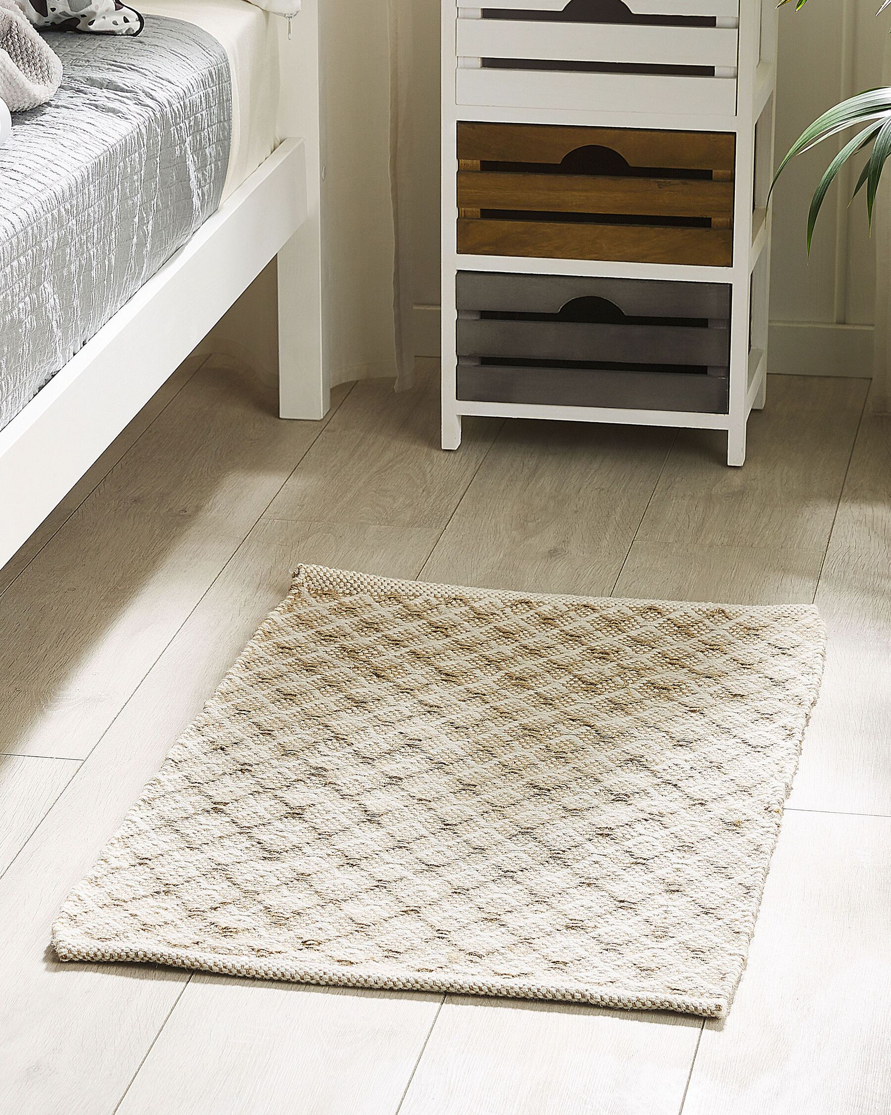 Jute Runner Rug 50 x 80 cm Beige AKBEZ - Picture 2 of 6