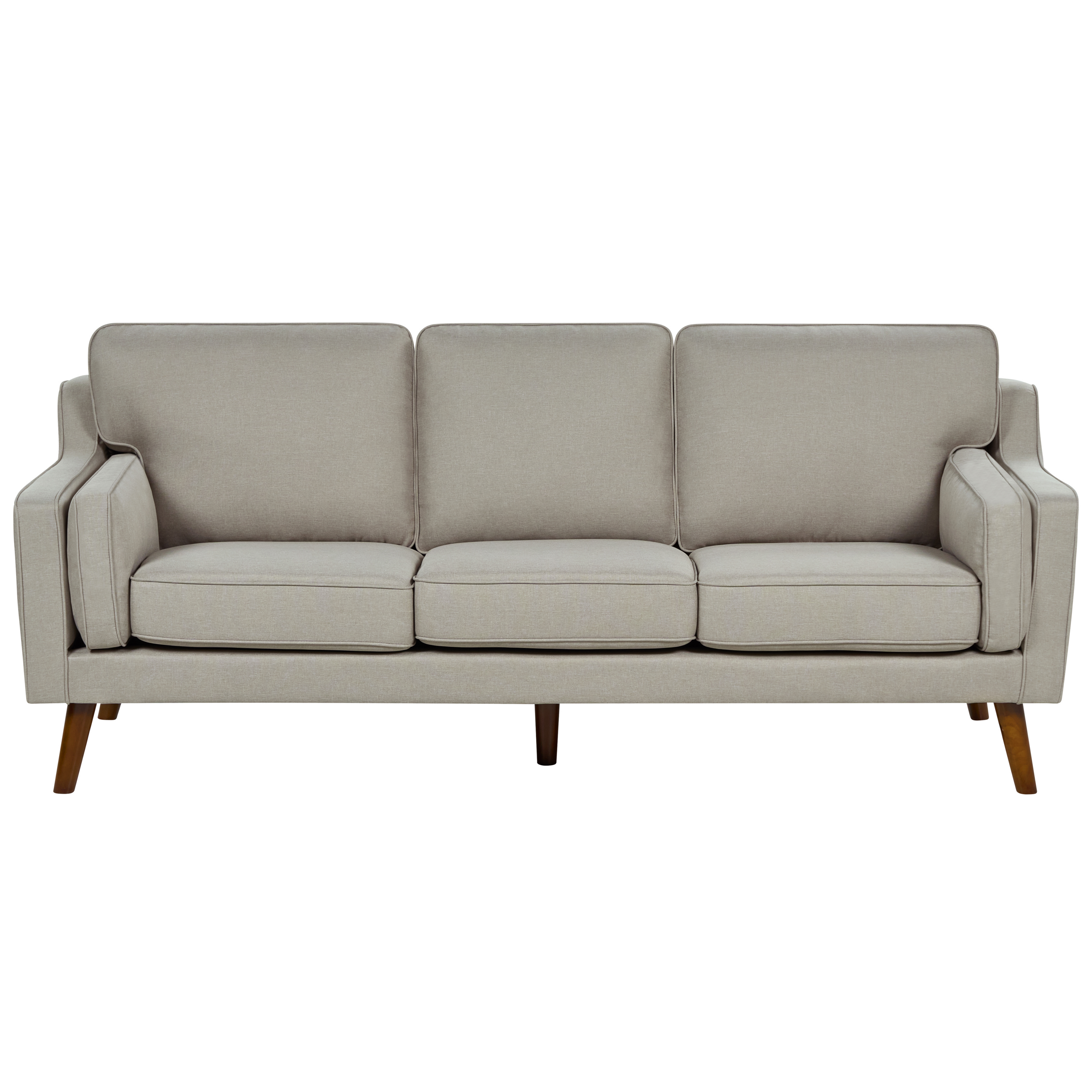 Driezitsbank stof beige LOKKA