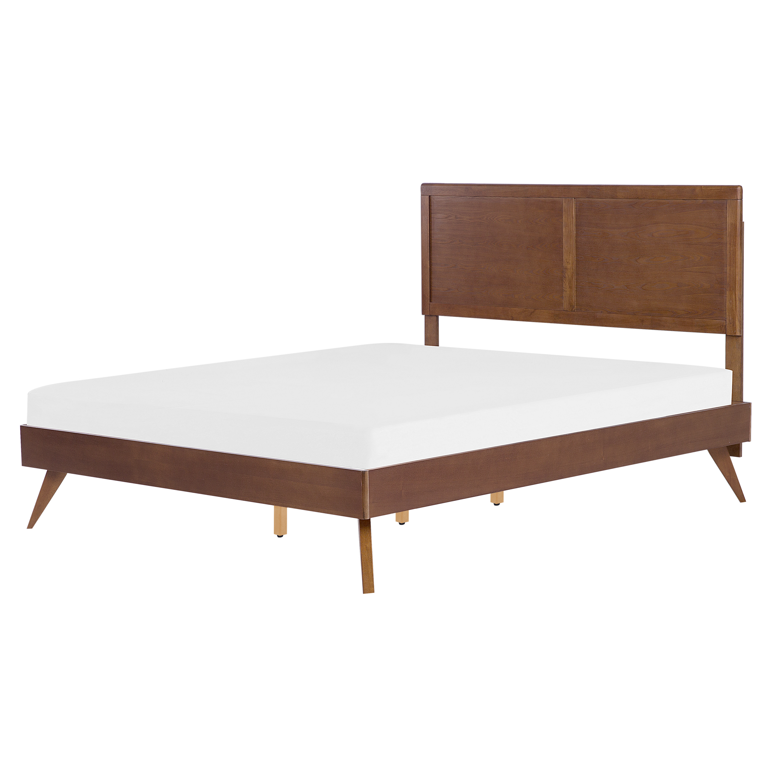 Bed hout donkerbruin 160 x 200 cm ISTRES