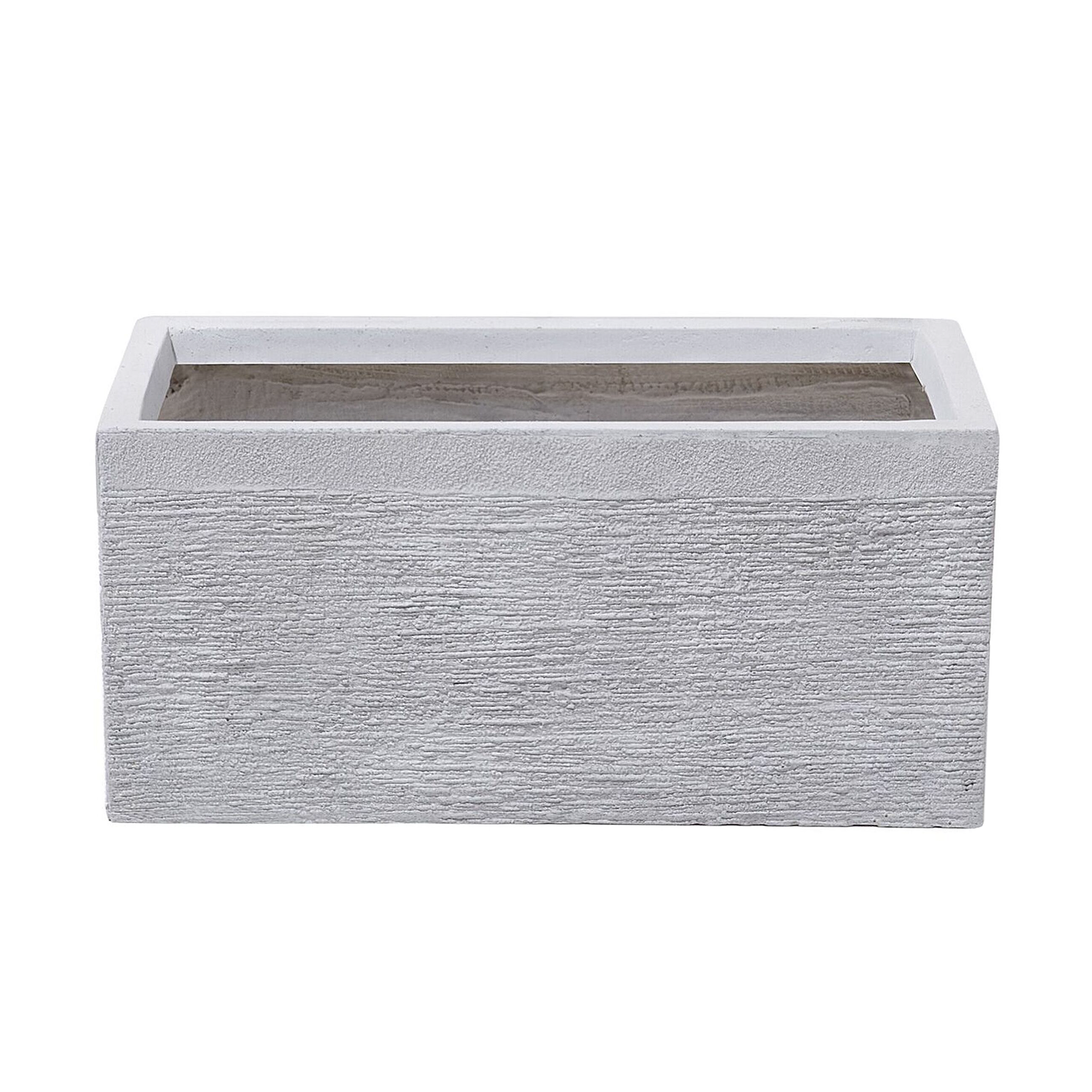 Bloempot wit 50x23x24 cm MYRA S