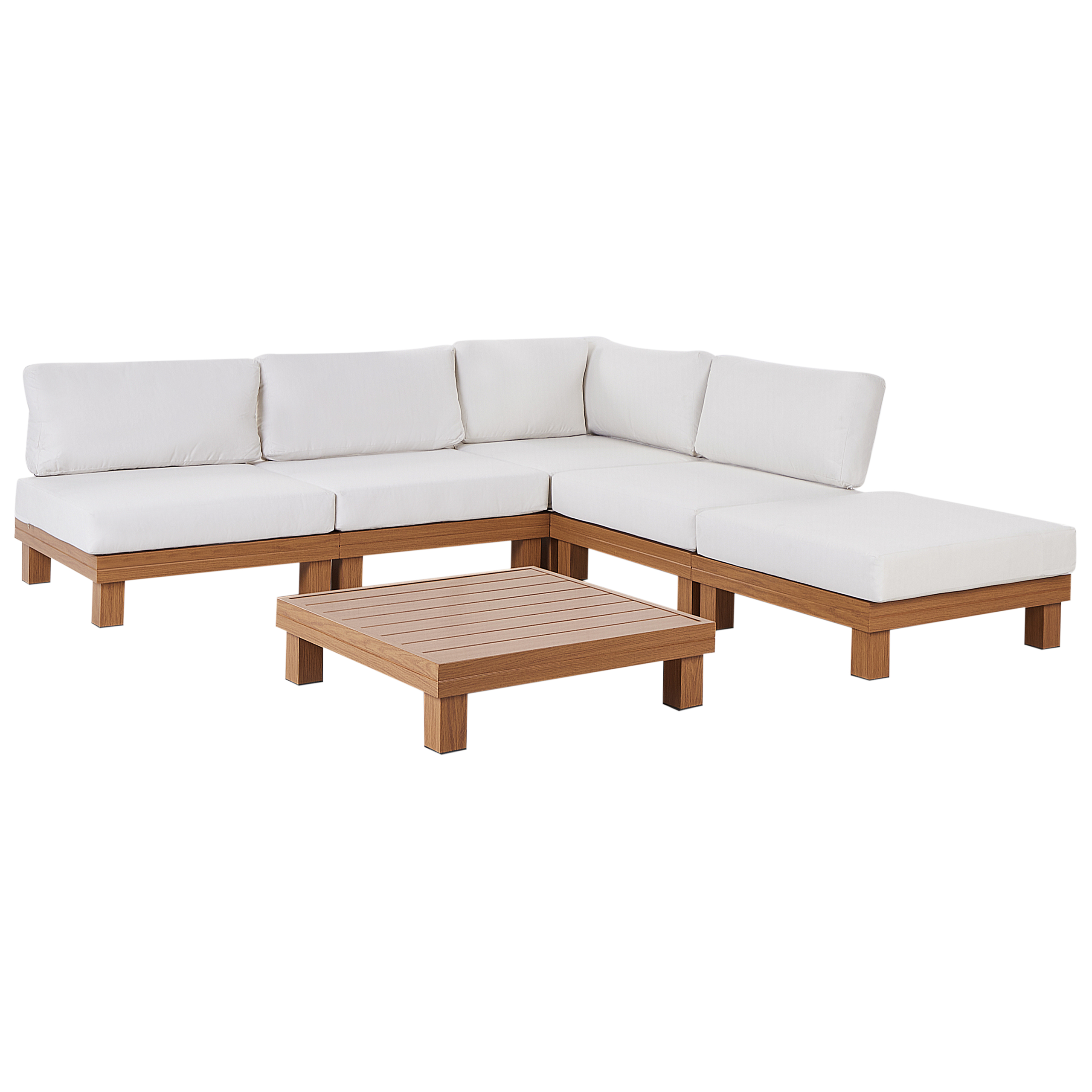 Loungeset Universeel Aluminium Wit SANZA