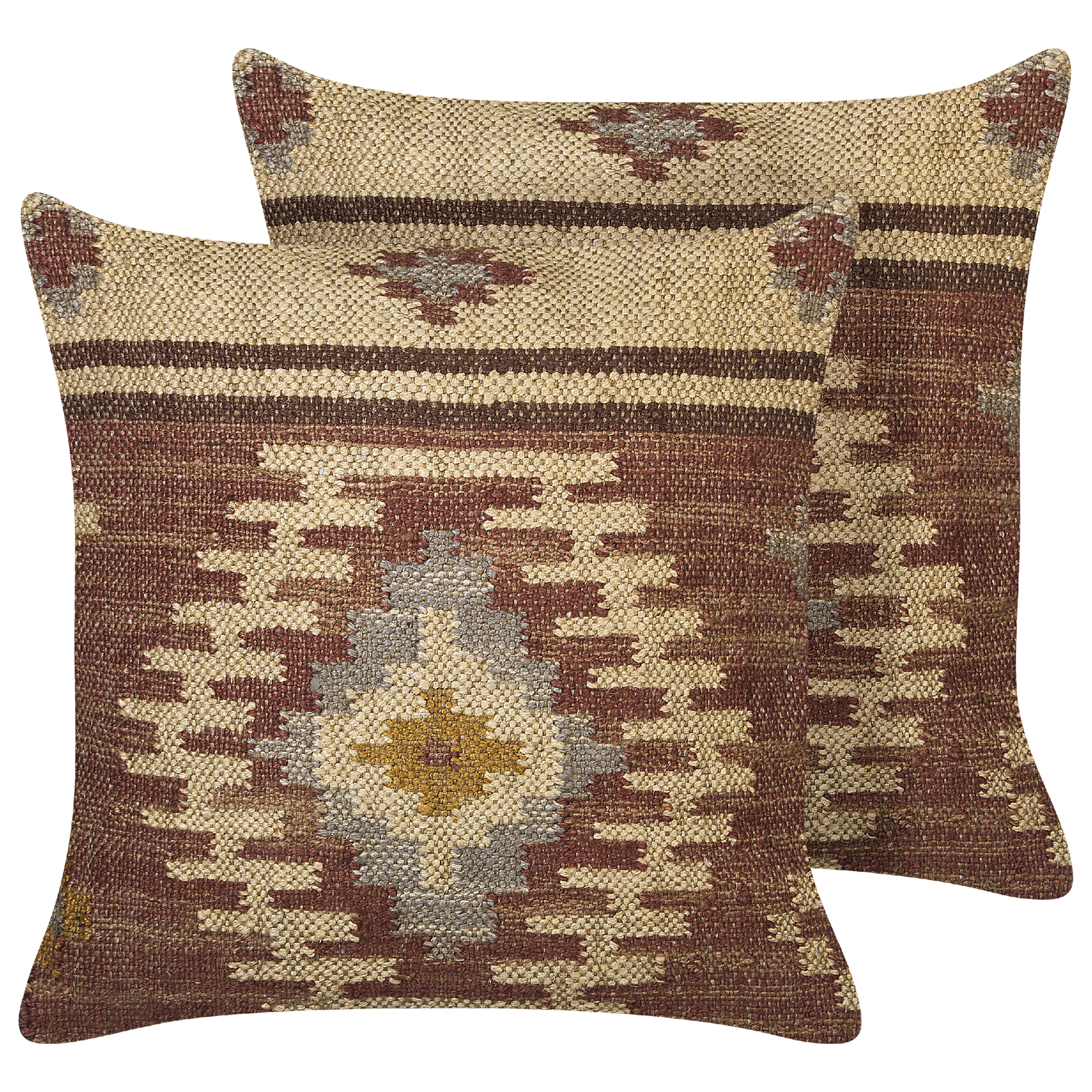Set van 2 kussens Multicolor BEEL 45 x 45 cm