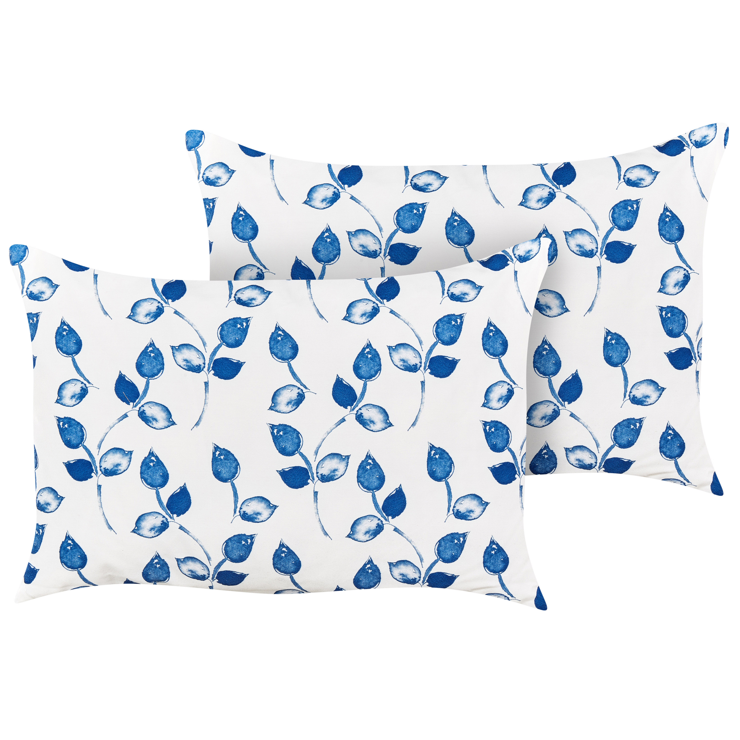 Set van 2 kussens Wit TORBORA 40 x 60 cm