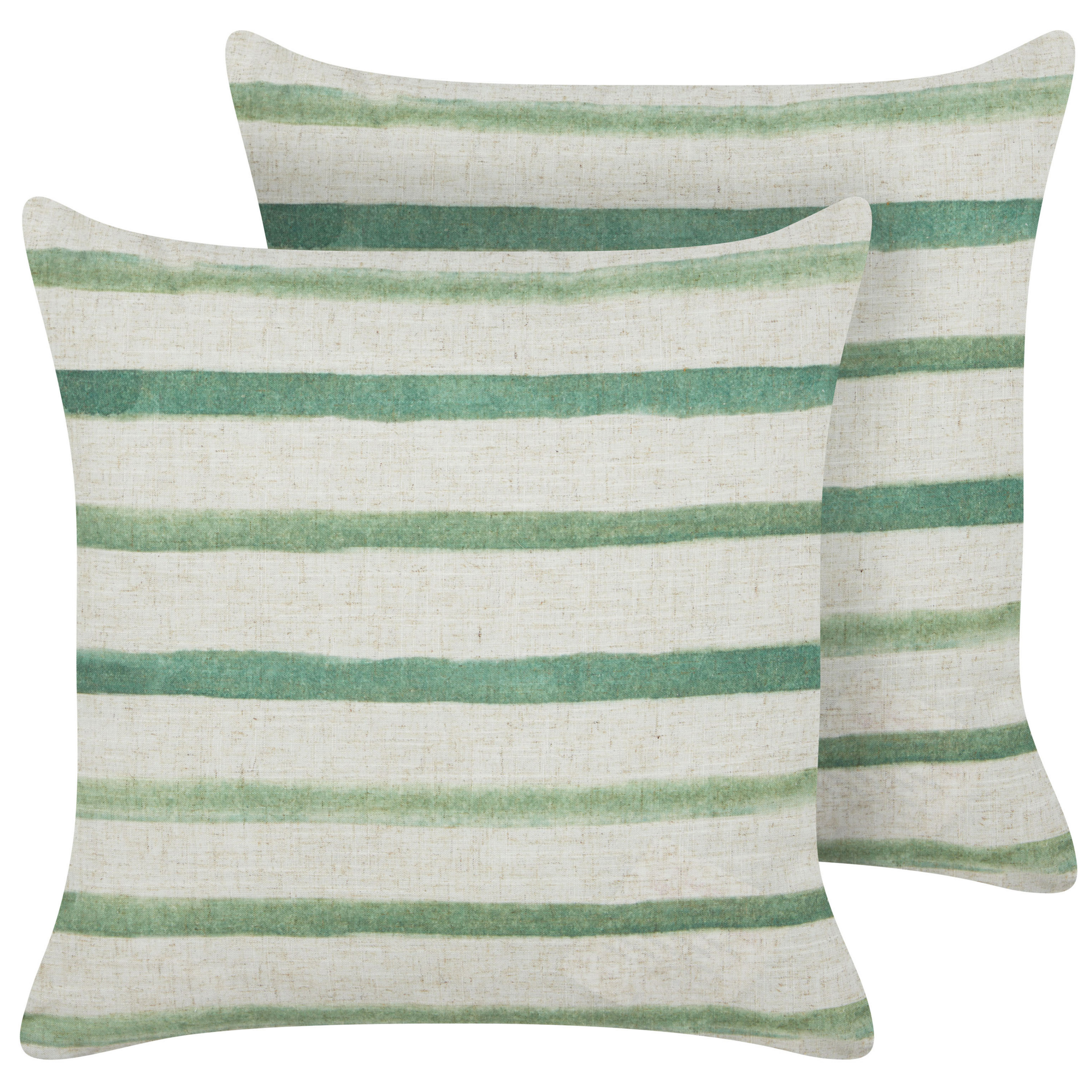 Set van 2 kussens Groen KAFRA 45 x 45 cm