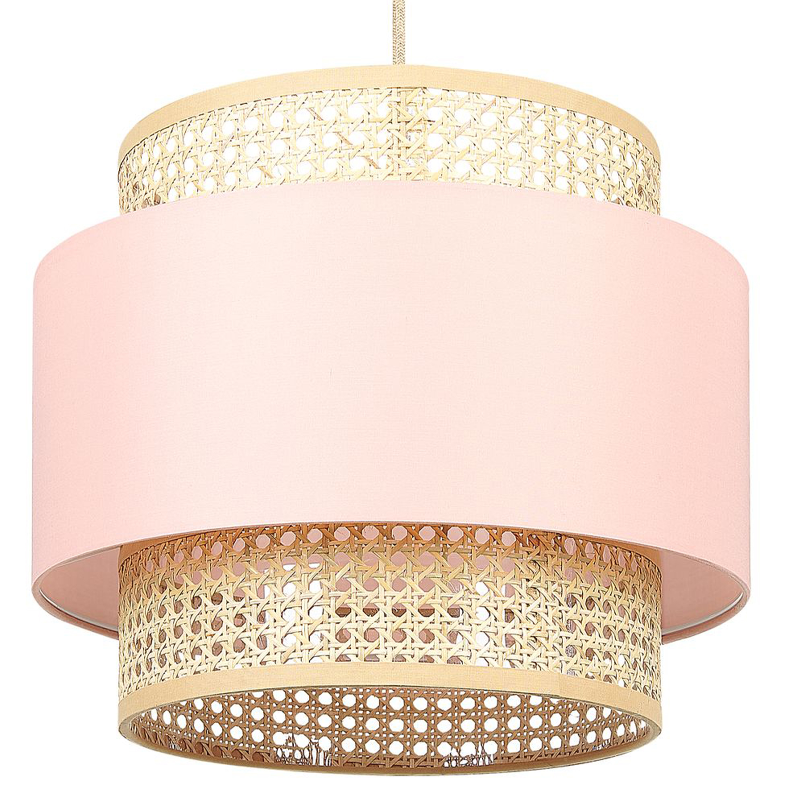 Hanglamp roze/naturel YUMURI