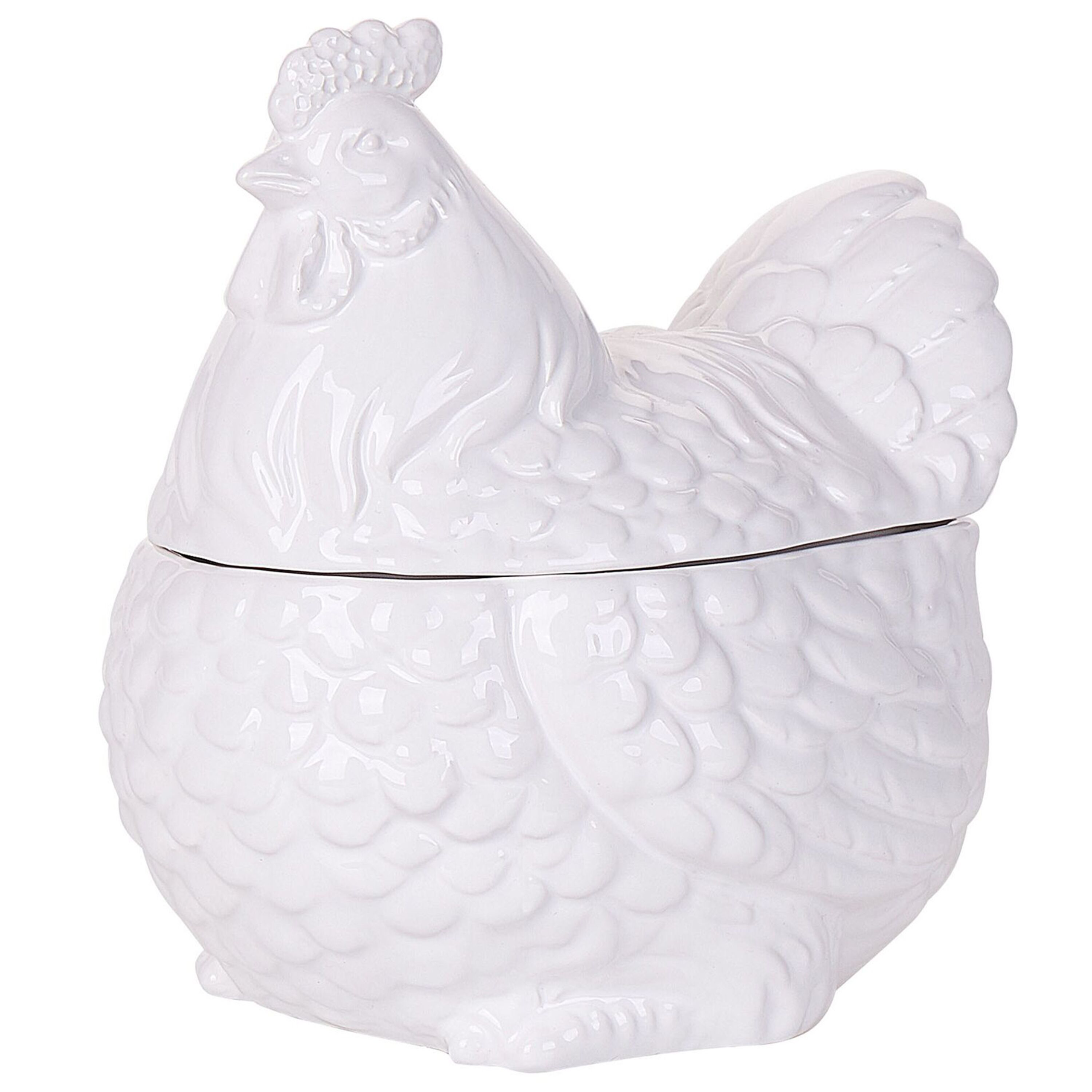 Decoratief accessoire Keramiek Wit BINIC